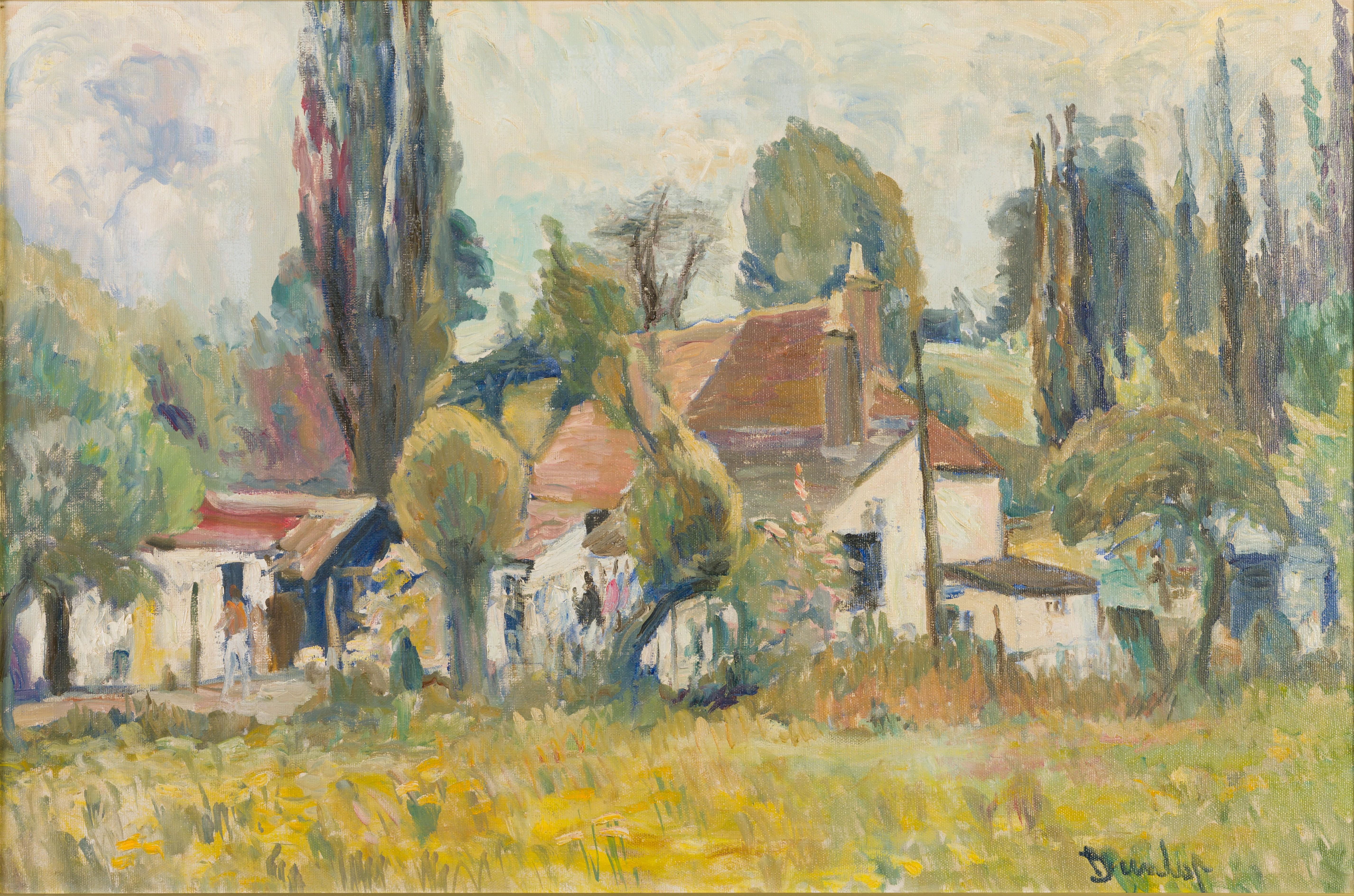 Ronald Ossary Dunlop R.A. 1894-1973, was an Irish painter in landscape, portrait seascape and still life studies, he was also a writer. Dunlop was born in Dublin and lived most of his artistic life in England, travelling back to Ireland regularly to