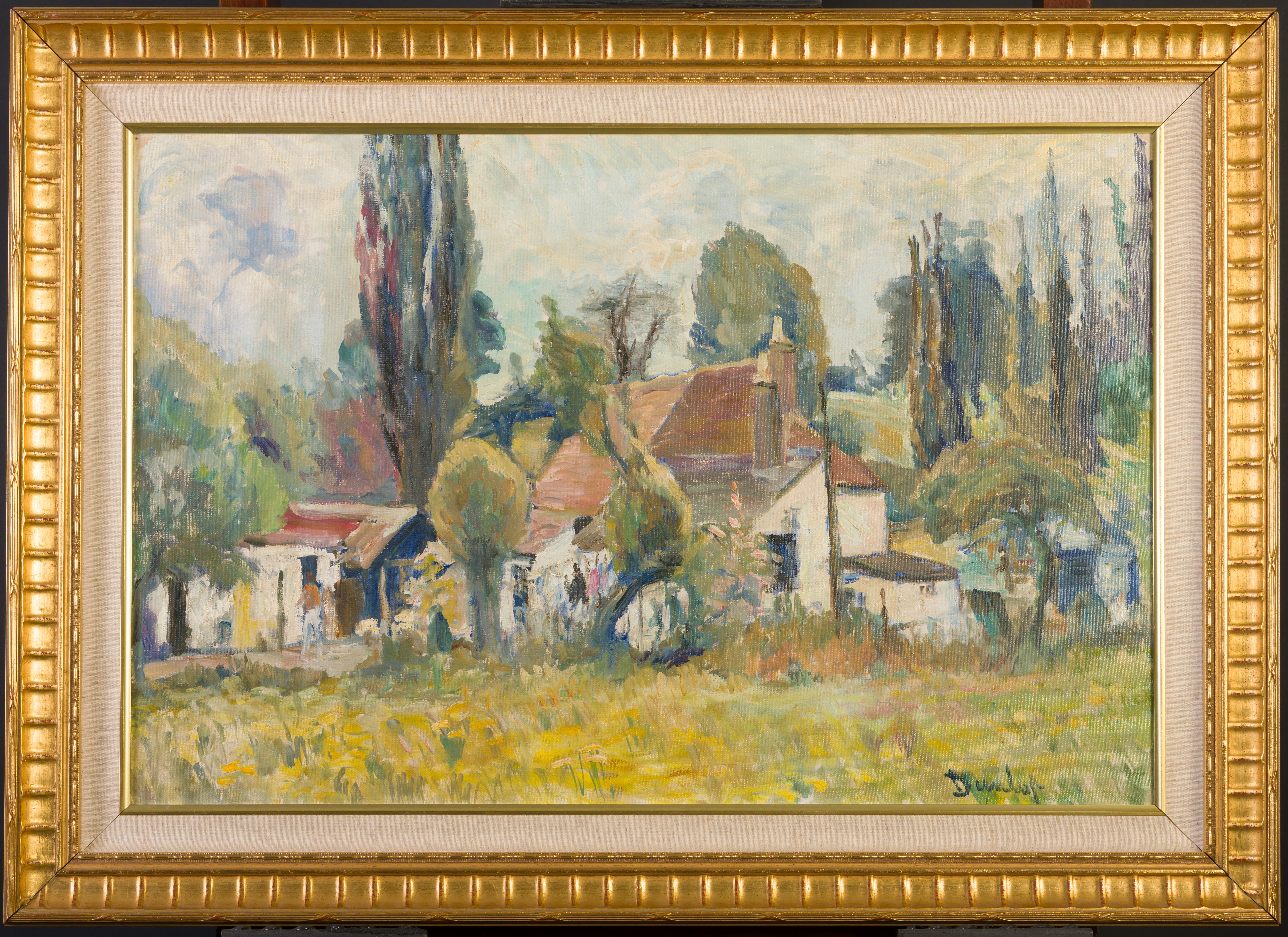 Ronald Ossary Dunlop Landscape Painting - French farm