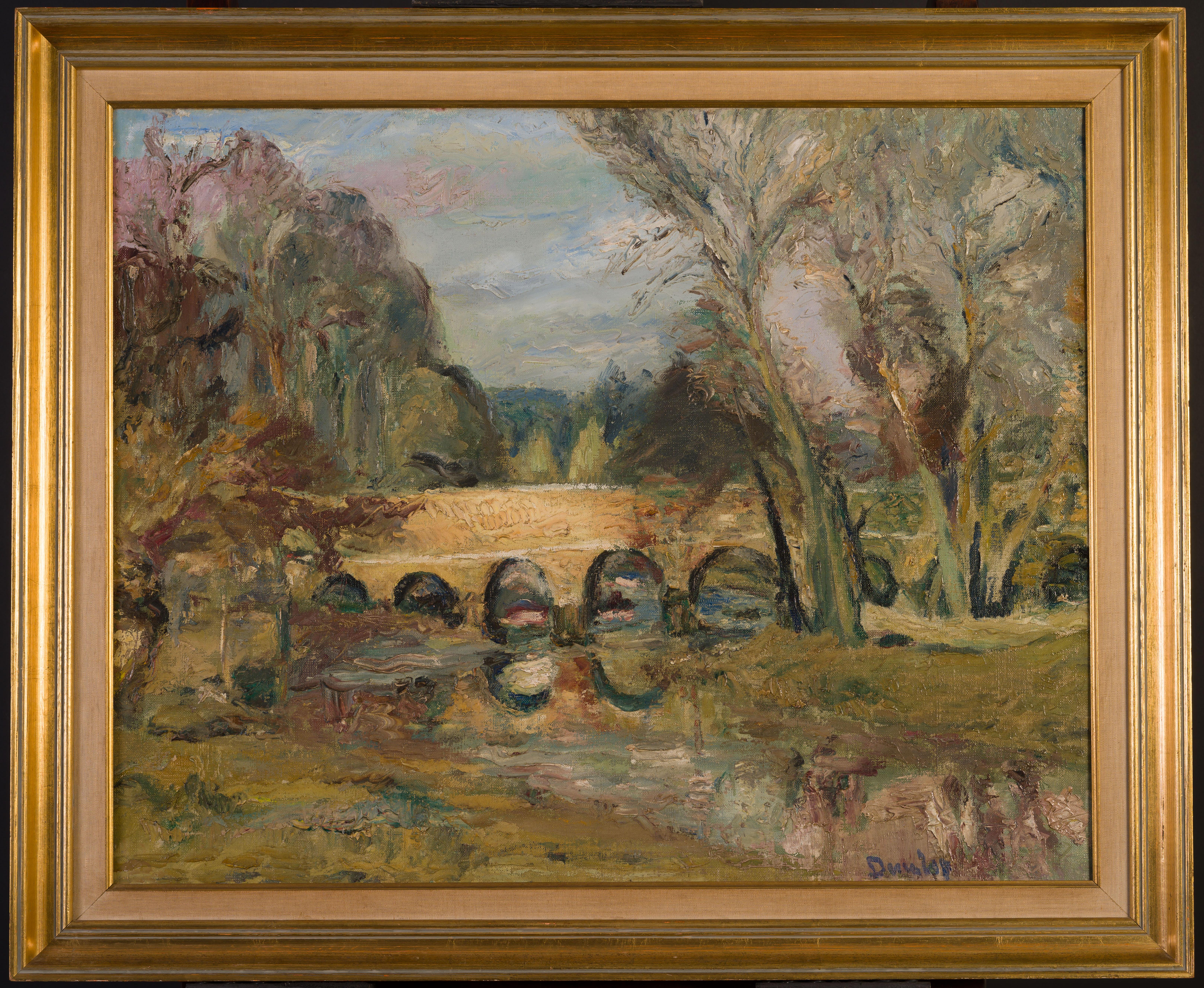 The Bridge - Painting by Ronald Ossary Dunlop