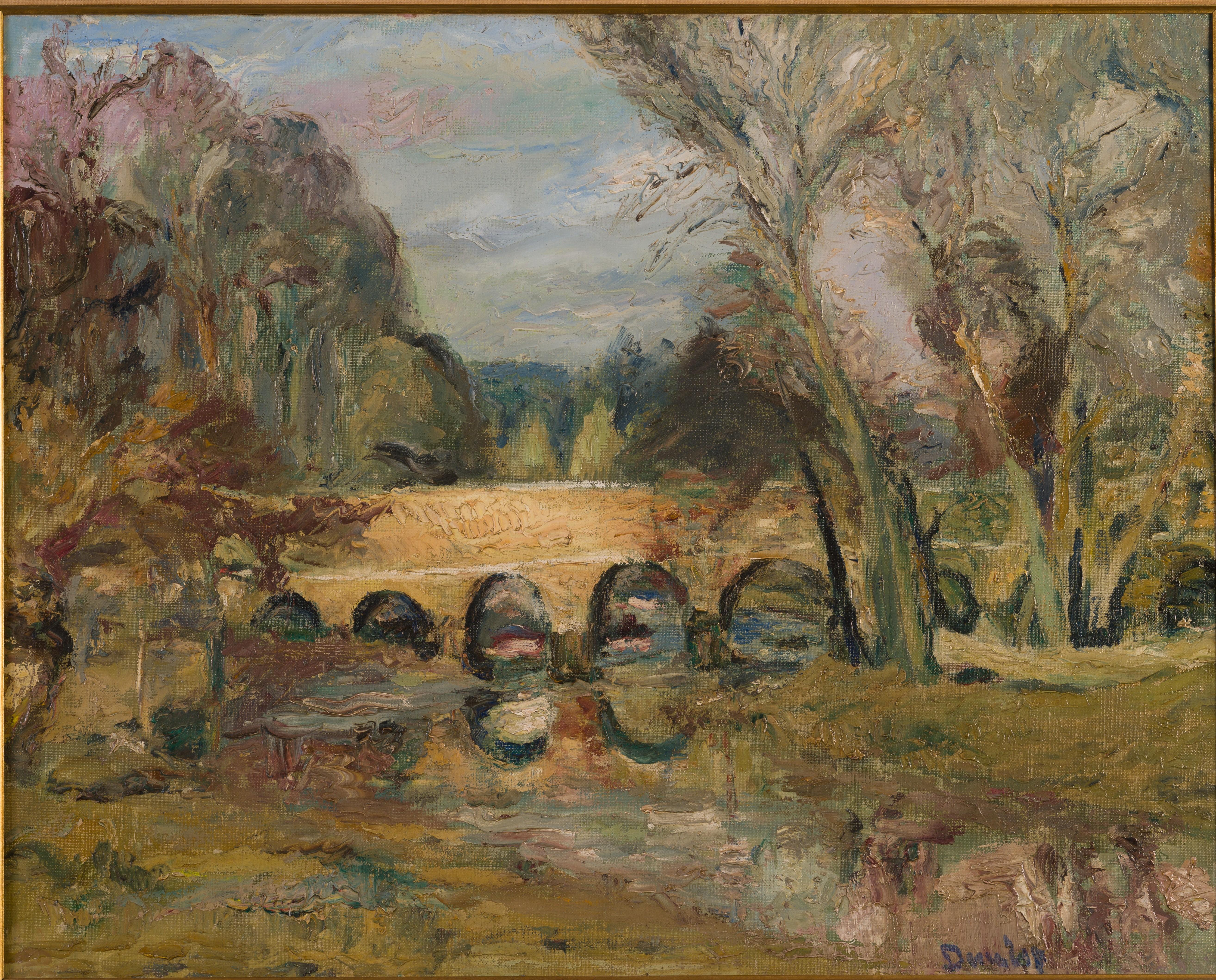 Ronald Ossary Dunlop R.A. 1894-1973, was an Irish painter in landscape, portrait seascape and still life studies, he was also a writer. Dunlop was born in Dublin and lived most of his artistic life in England, travelling back to Ireland regularly to