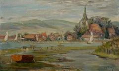 Ronald Ossory Dunlop (1894-1973) - Framed Mid 20th Century Oil, Low Tide