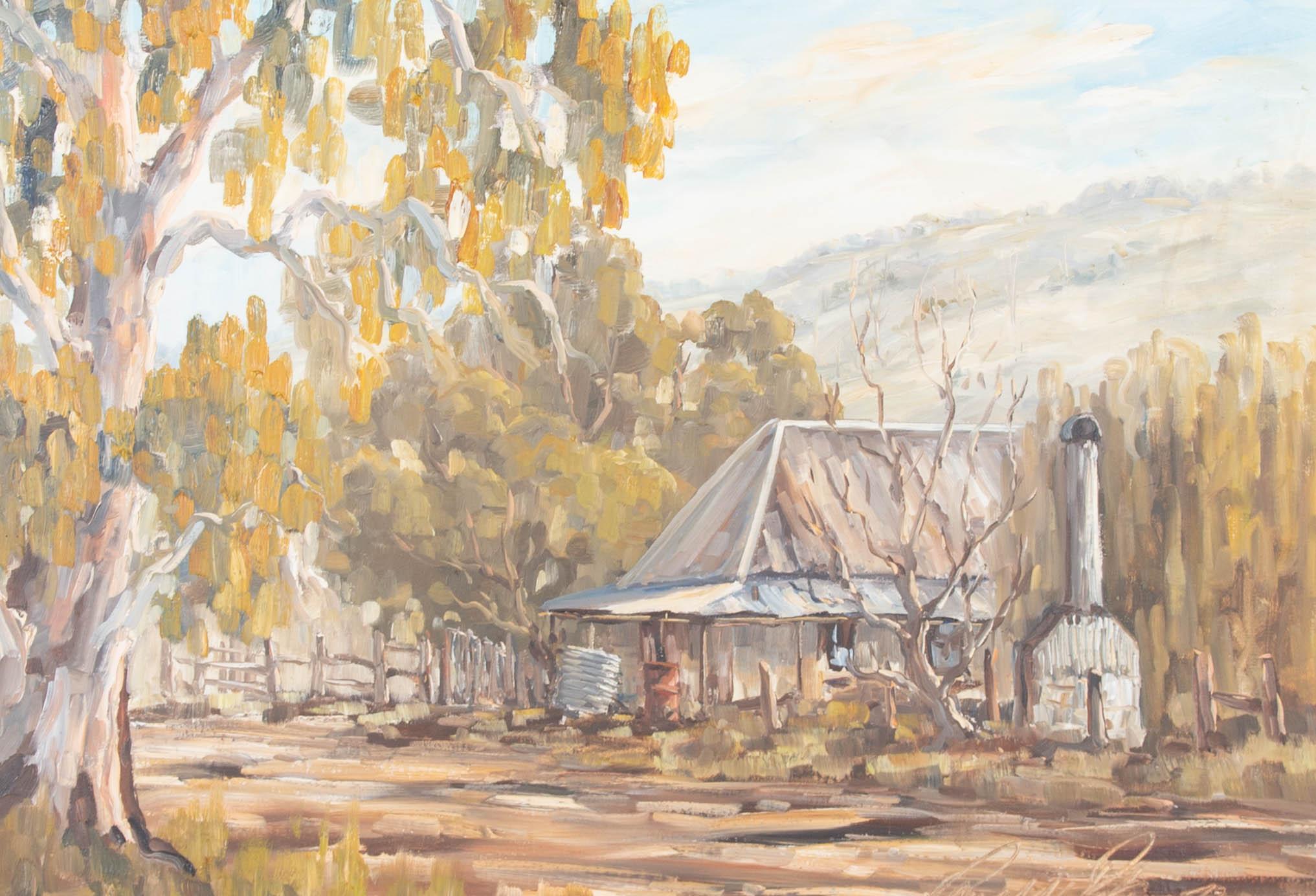 Ronald Peters (1937-2003) - 1973 Olio, Paesaggio australiano in vendita 2