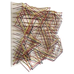 Ronald R. Brown 3-Dimensional Optical Art Wall Sculpture, Signed / Dated '88