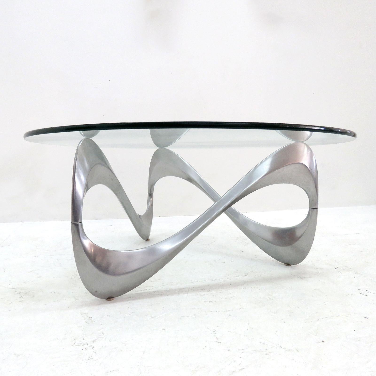 Table basse Ronald Schmitt « Schlangentisch », 1965 Bon état - En vente à Los Angeles, CA
