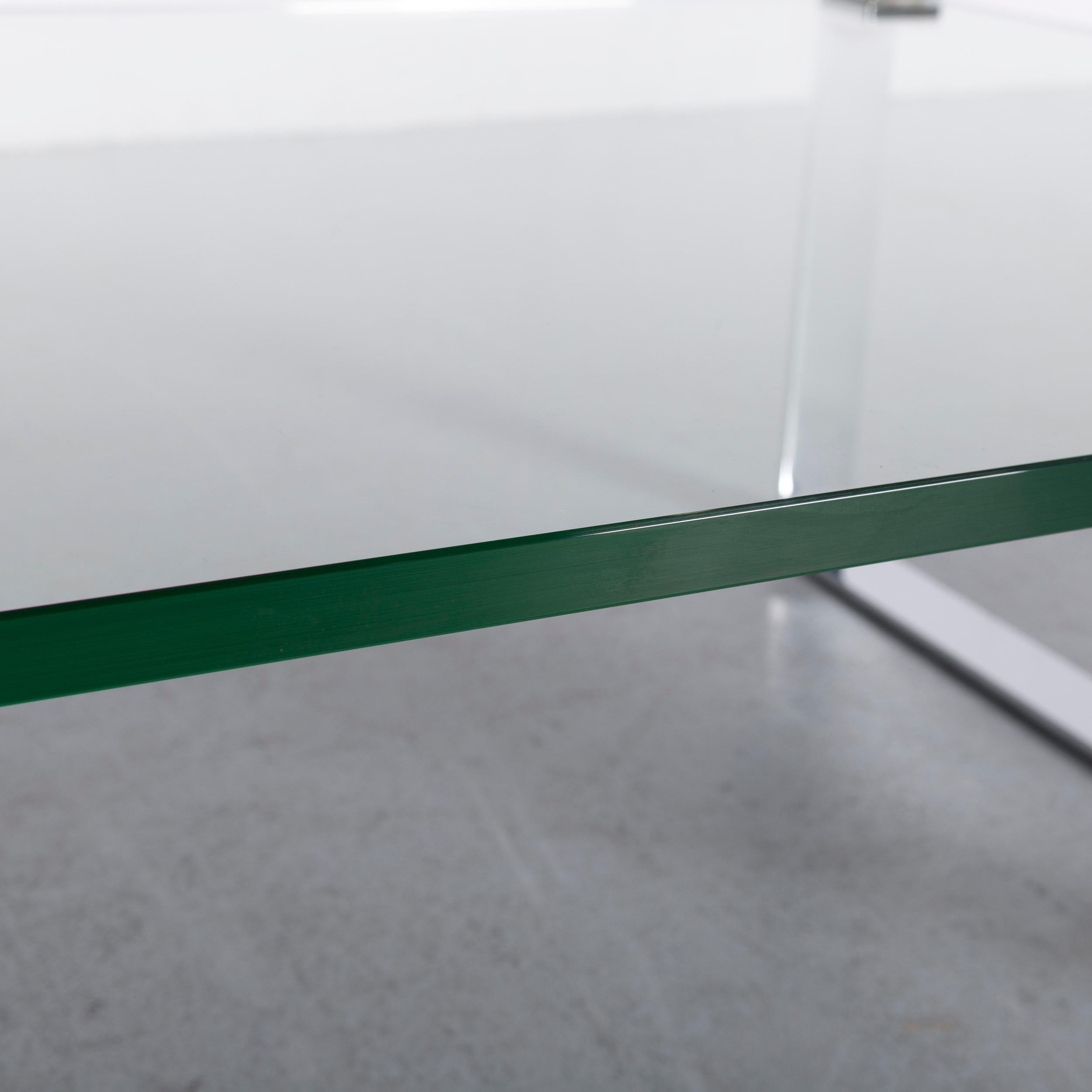 Ronald Schmitt Glass Coffee Table In Good Condition For Sale In Cologne, DE