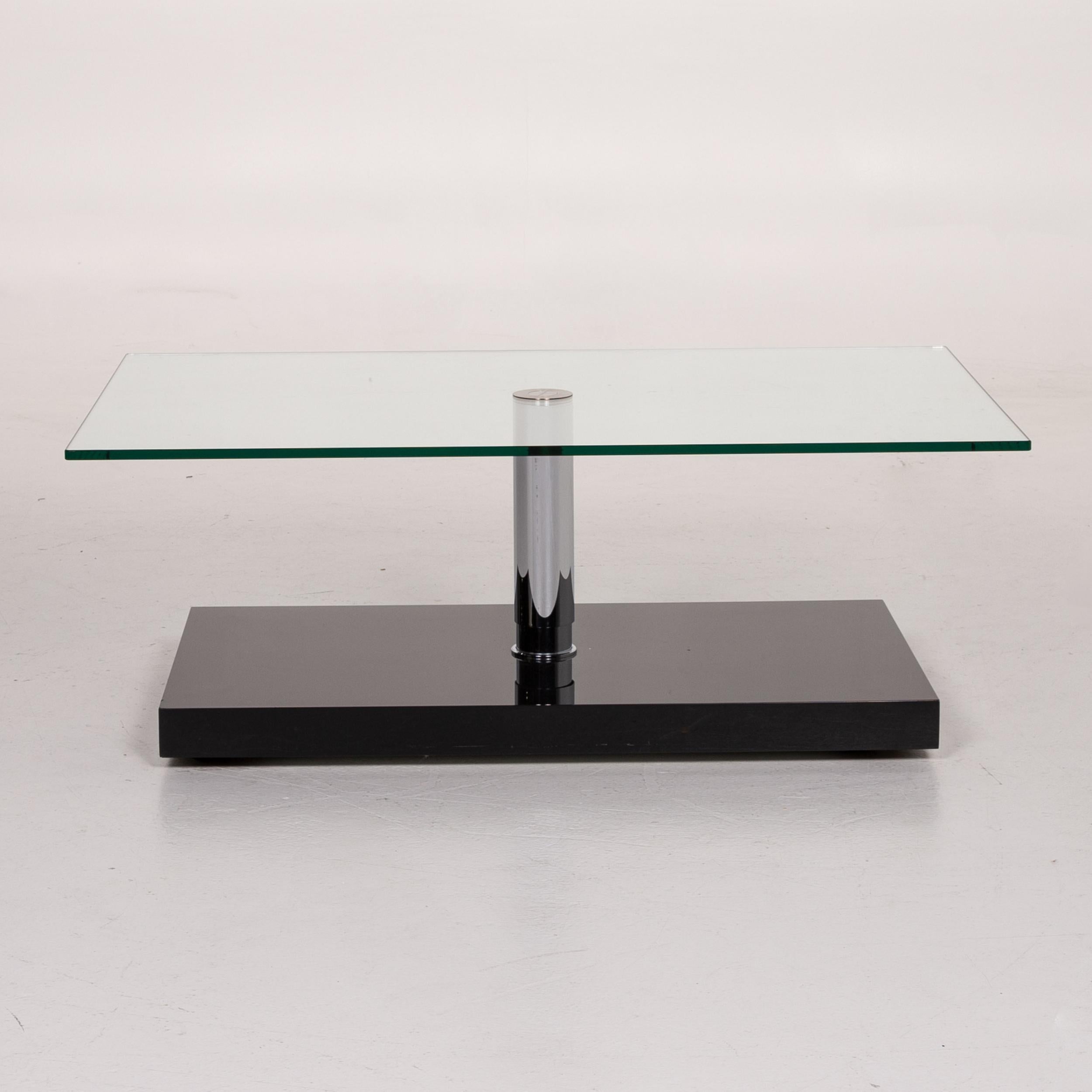 Ronald Schmitt Glass Coffee Table Function Table For Sale 1