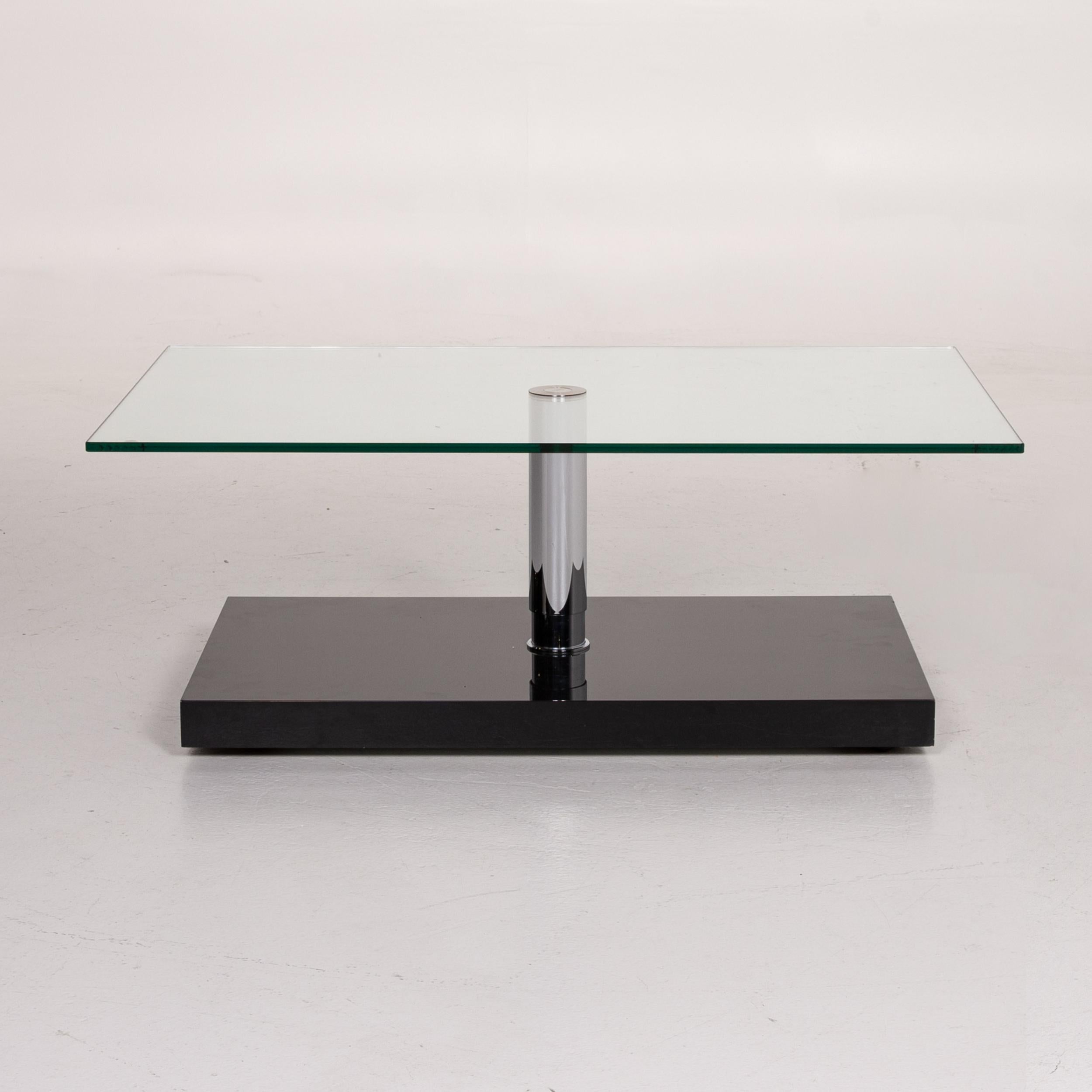 Ronald Schmitt Glass Coffee Table Function Table For Sale 3
