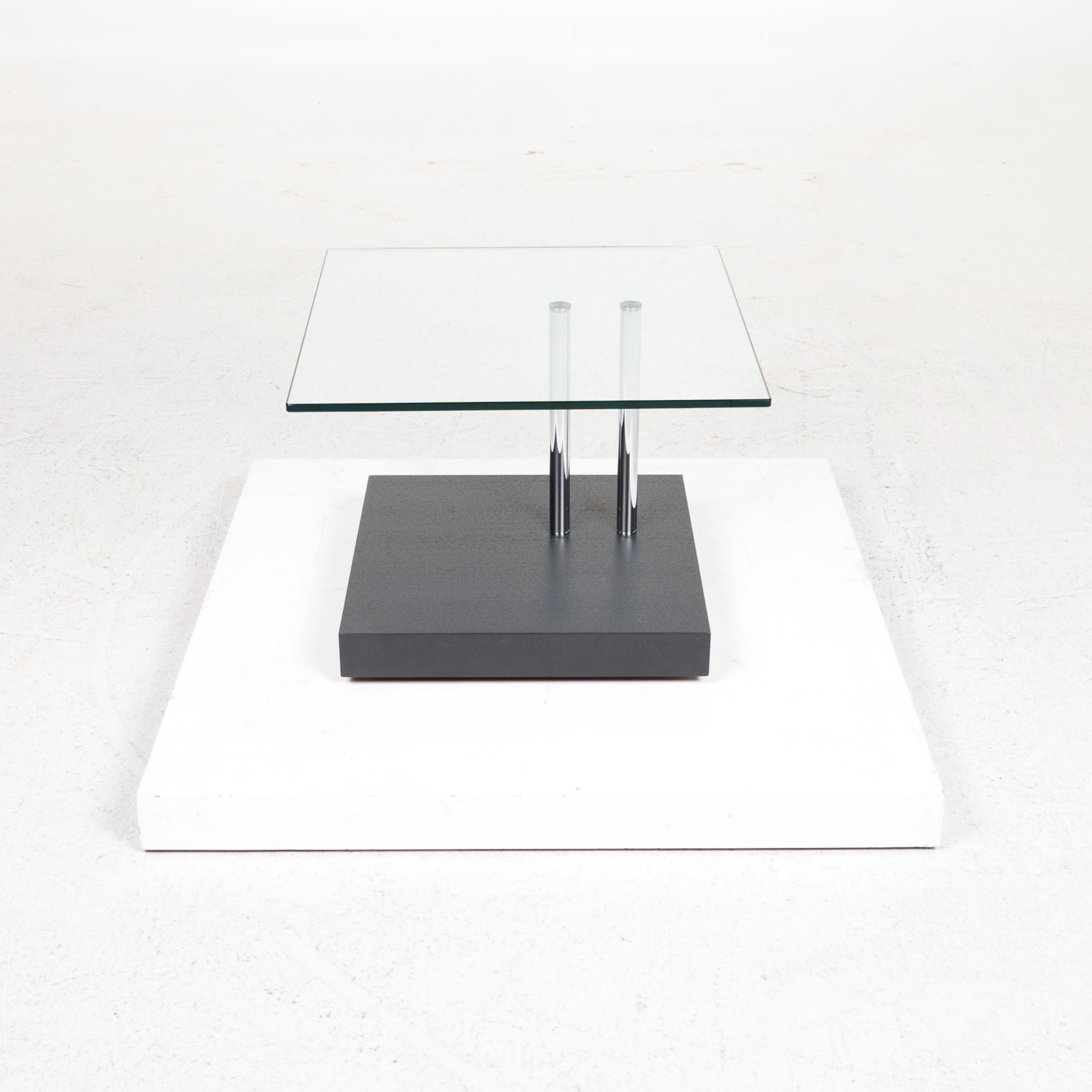 European Ronald Schmitt Glass Coffee Table Side Table