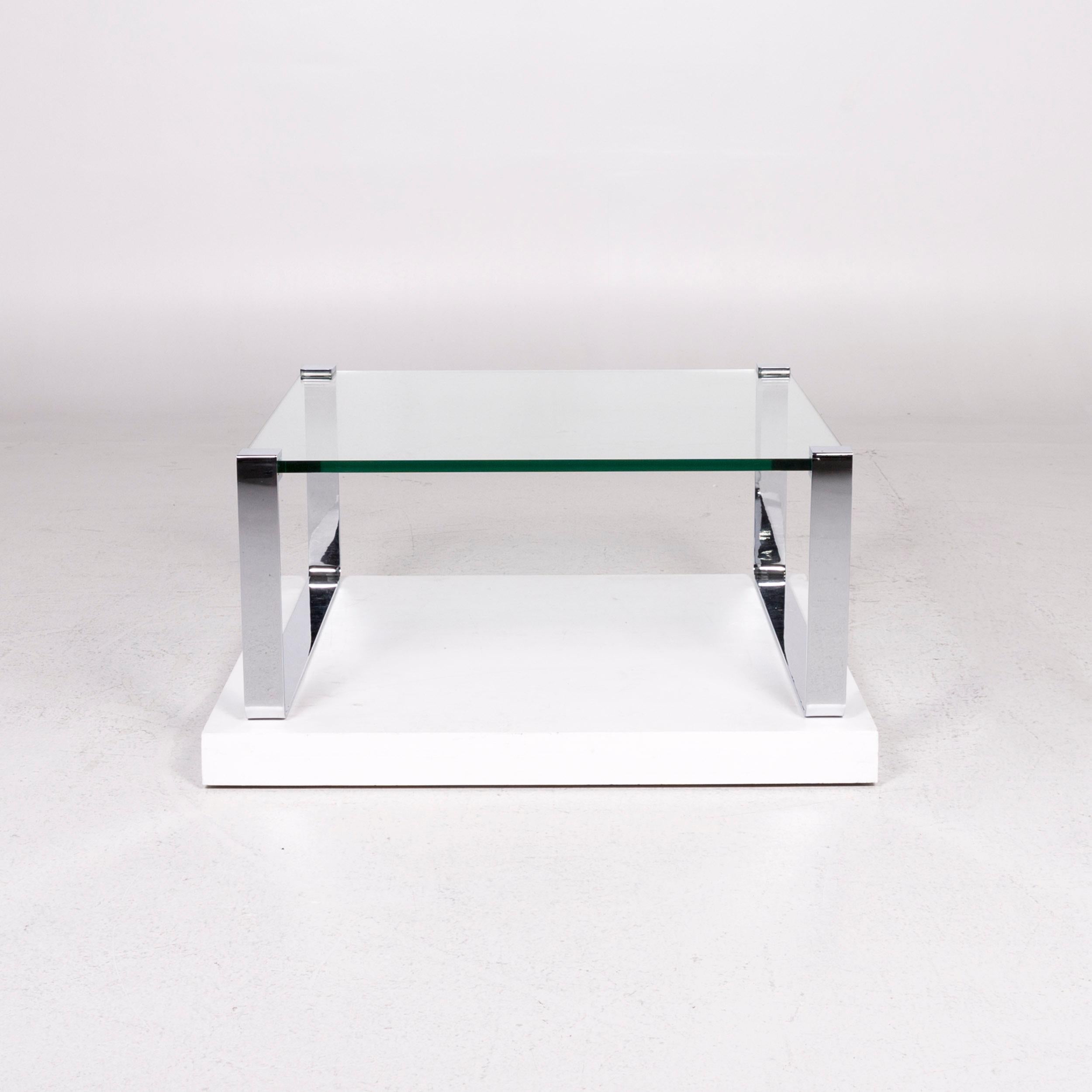 Ronald Schmitt Glass Coffee Table Silver Table 3