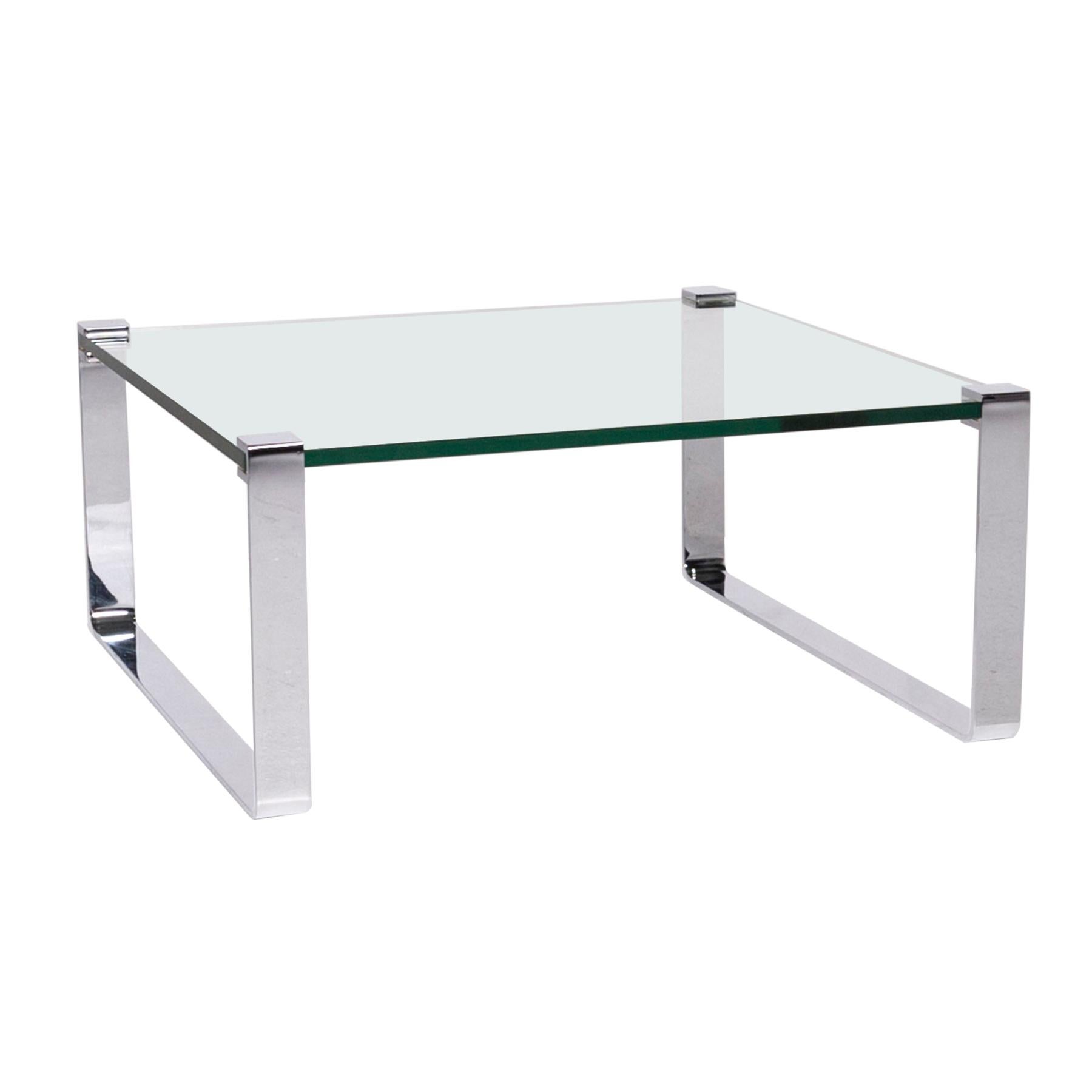 Ronald Schmitt Glass Coffee Table Silver Table