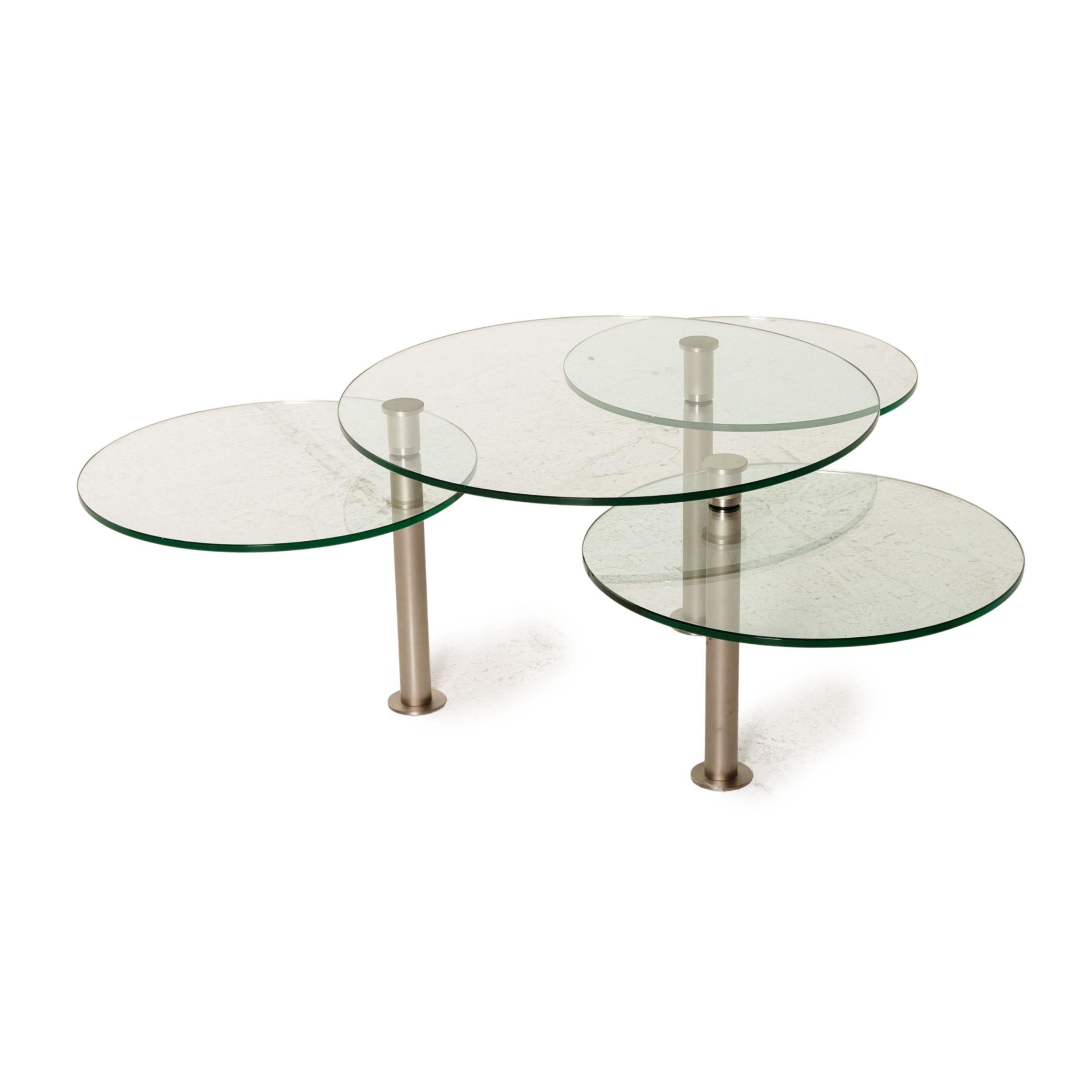 Wir präsentieren Ihnen einen Ronald Schmitt K 180 Glas Couchtisch silber Funktion ausziehbar. 

 
 produktabmessungen in Zentimetern: 
 

 die Tiefe: 77
 Breite: 77
 Höhe: 47. 





    