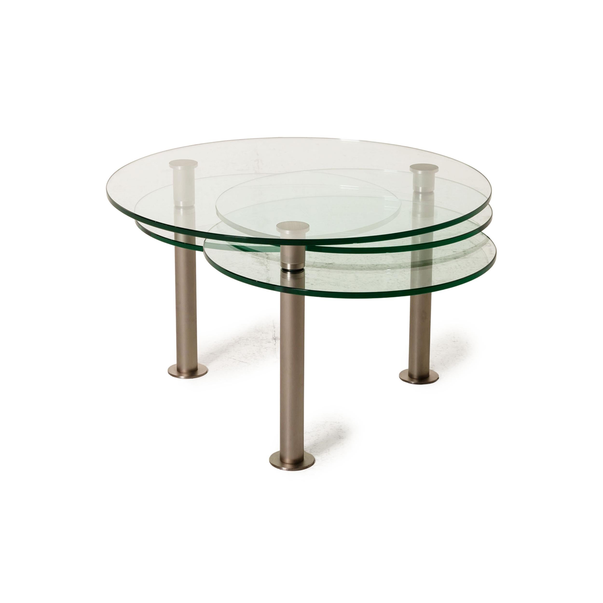 ronald schmitt couchtisch glas