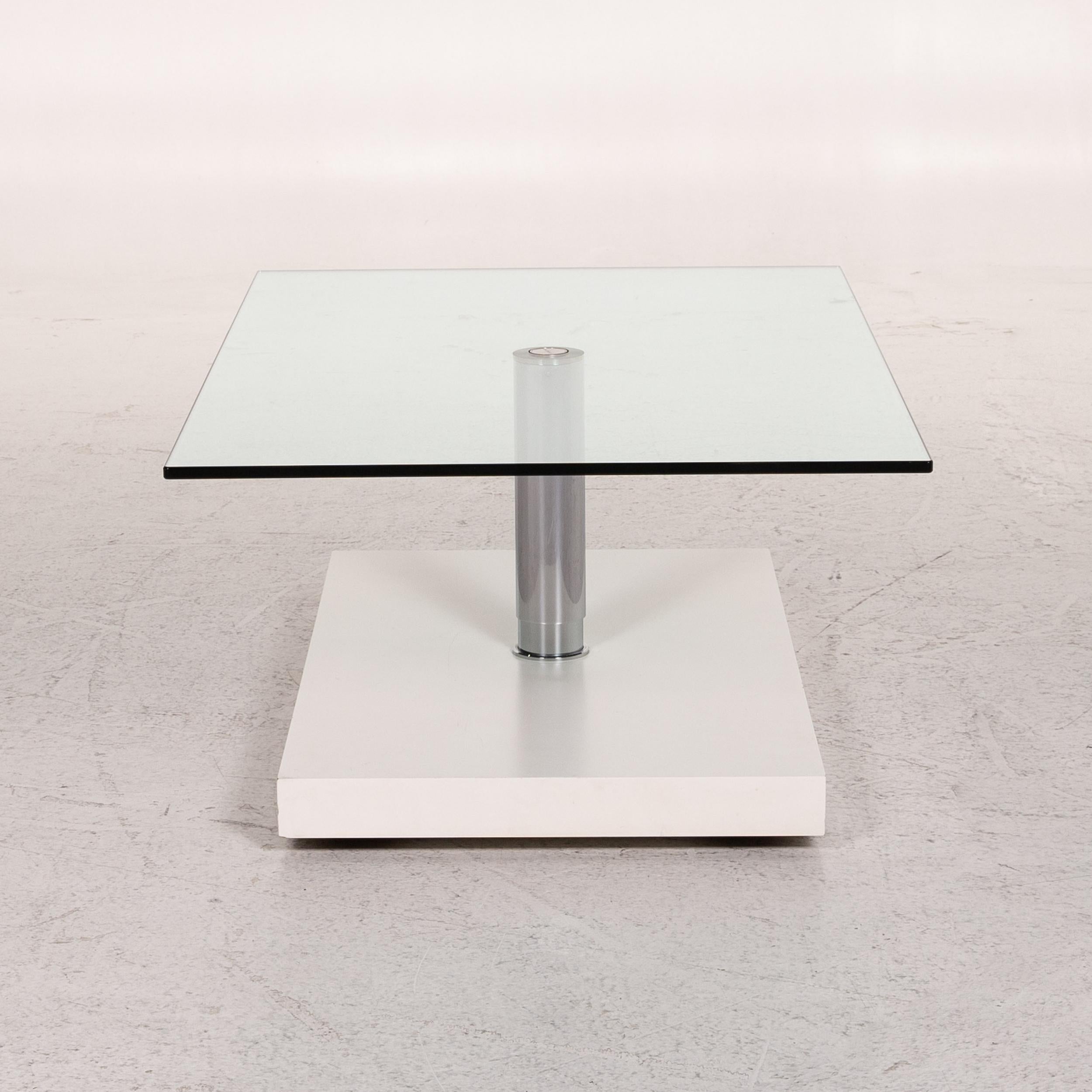 Ronald Schmitt K 436 Glass Coffee Table White Table 6