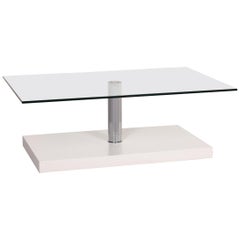 Ronald Schmitt K 436 Glass Coffee Table White Table