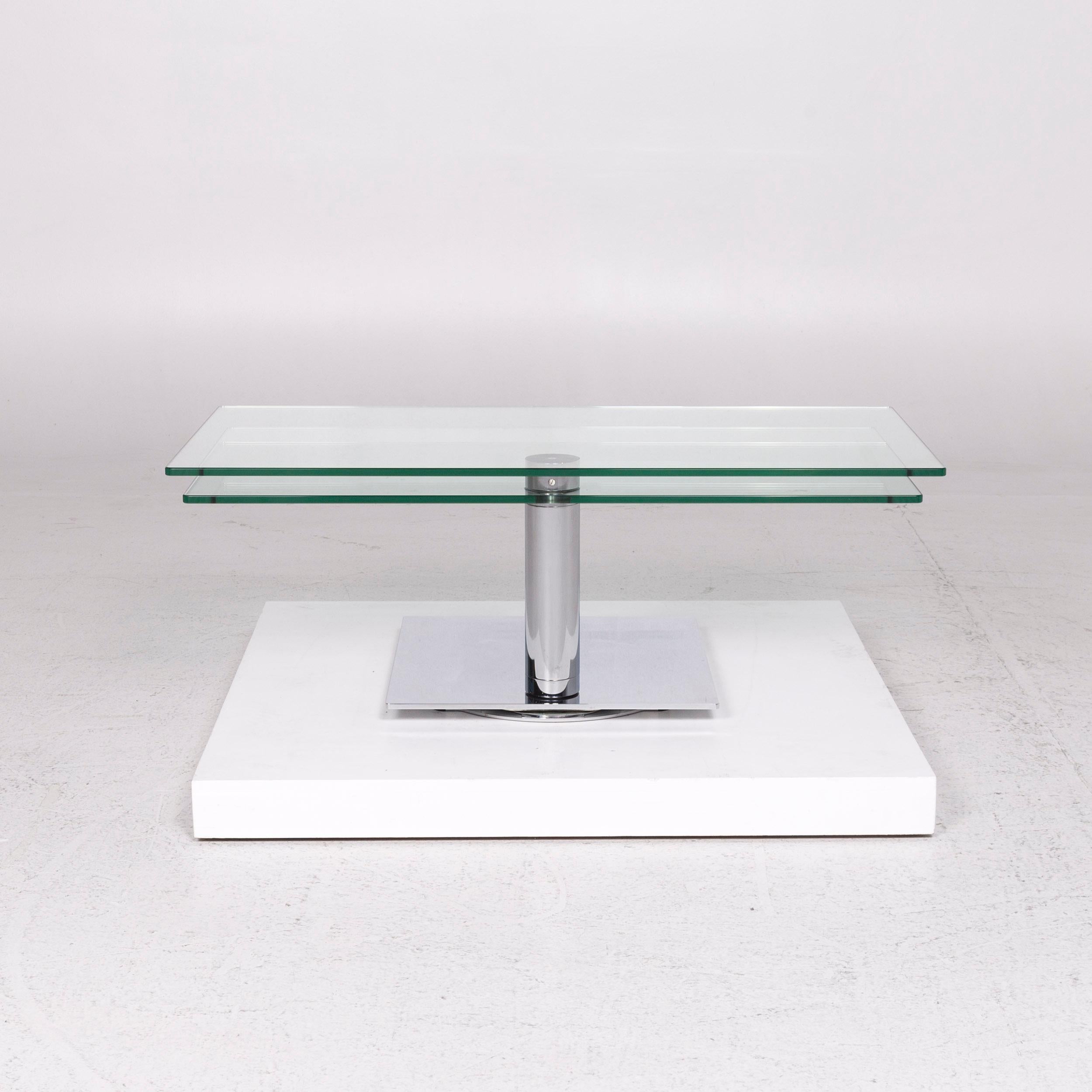 Ronald Schmitt K 620 Glass Coffee Table Silver Table 2