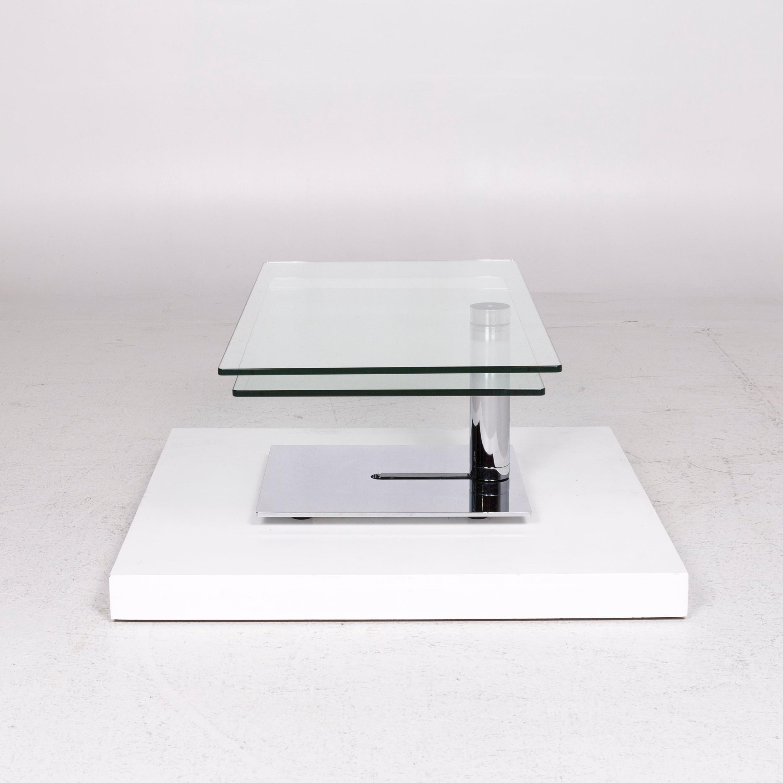 Ronald Schmitt K 620 Glass Coffee Table Silver Table 3