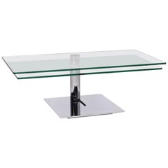 Ronald Schmitt K 620 Glass Coffee Table Silver Table