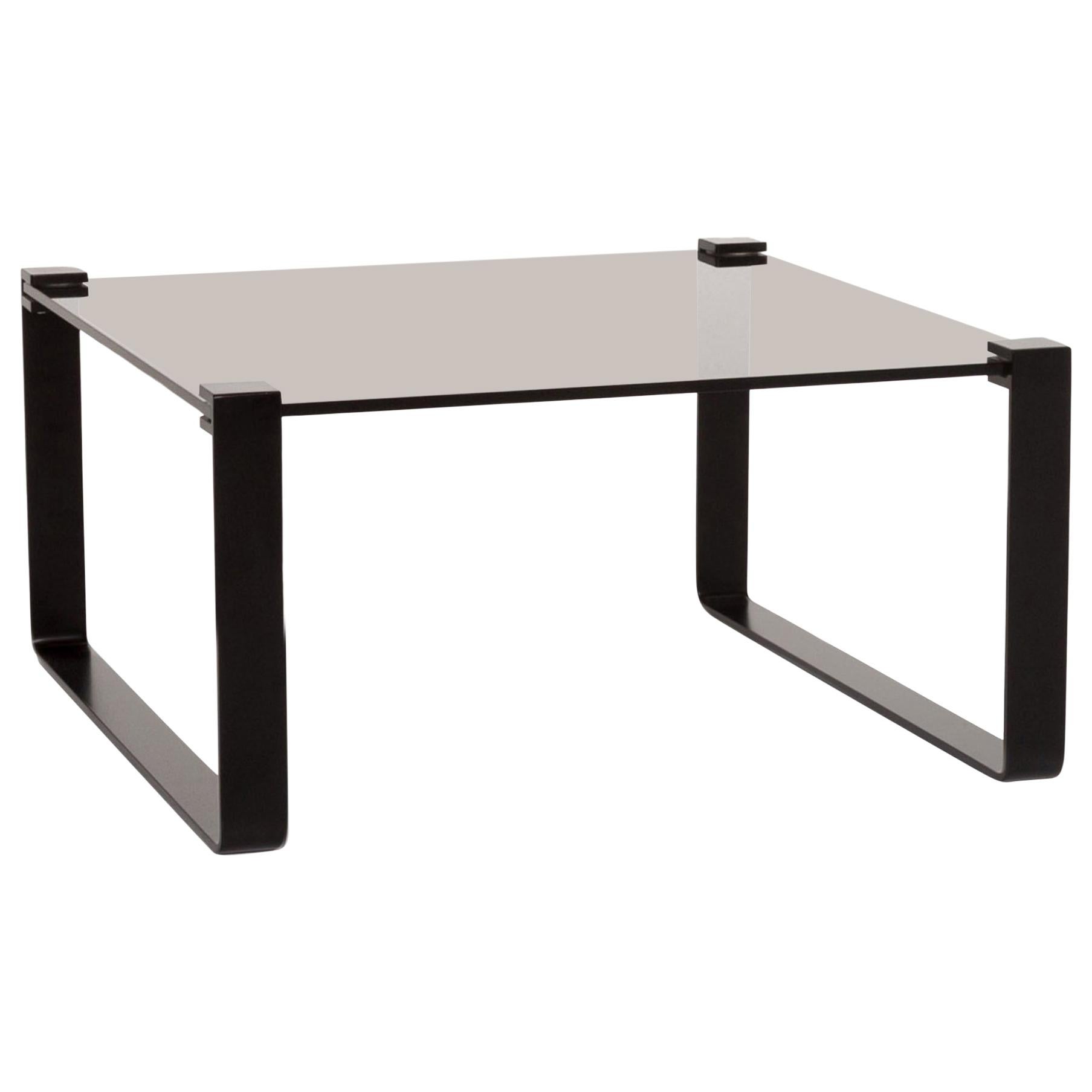 Ronald Schmitt K 830 Glass Coffee Table Gray Anthracite Table For Sale