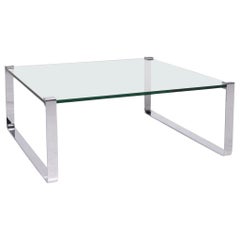 Ronald Schmitt K 830 Glass Coffee Table Silver Table