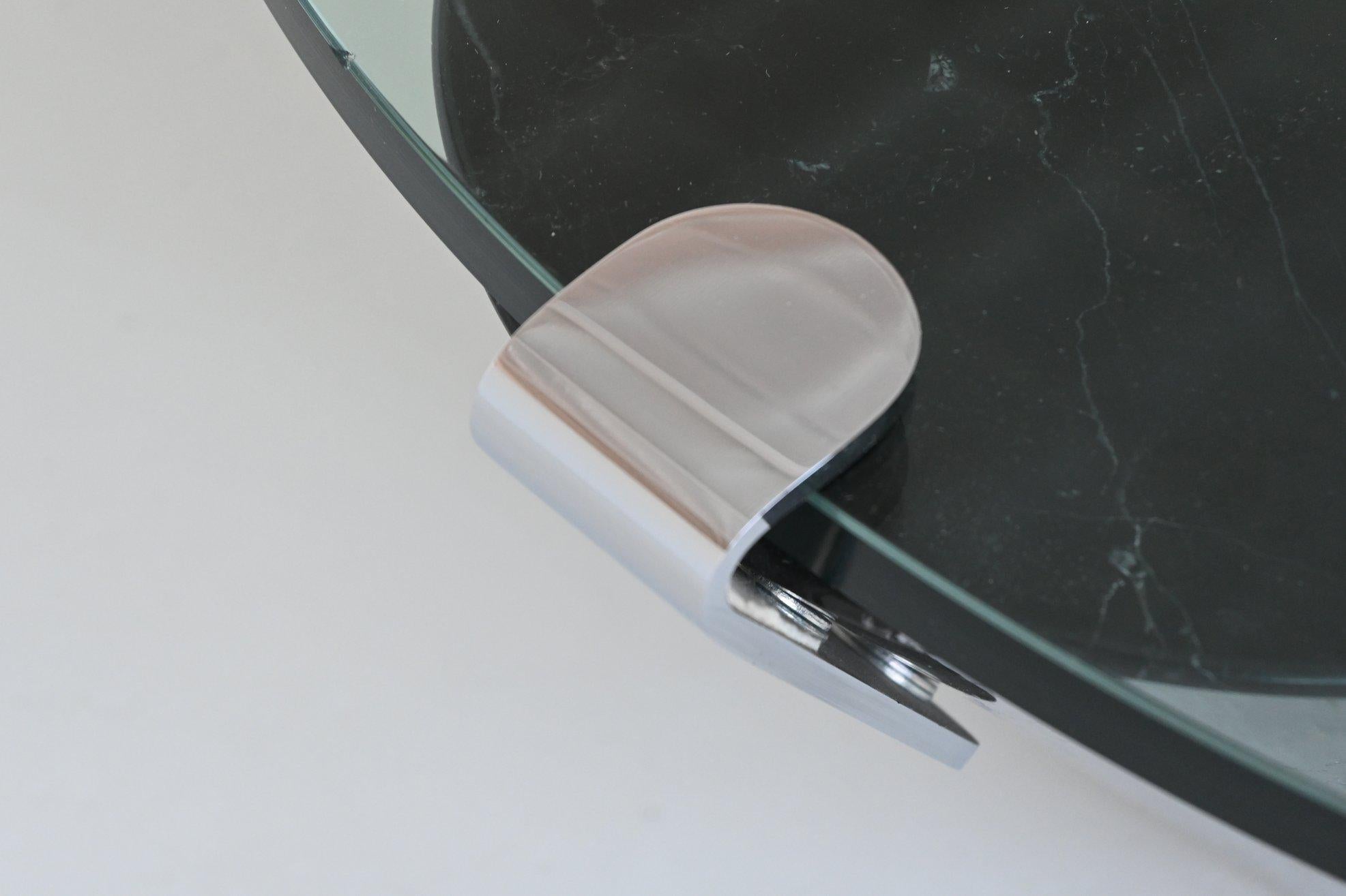 Ronald Schmitt Table basse K1000 marbre noir Suisse 1974 9