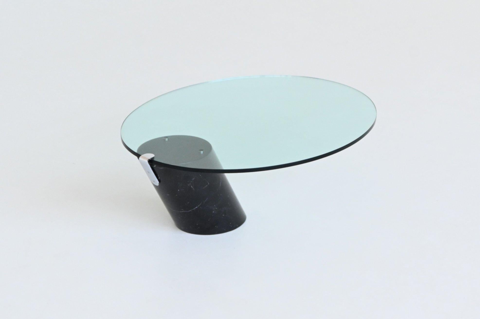 Ronald Schmitt Table basse K1000 marbre noir Suisse 1974 10