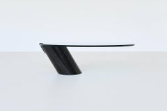 Ronald Schmitt “K1000” coffee table black marble Switzerland 1974