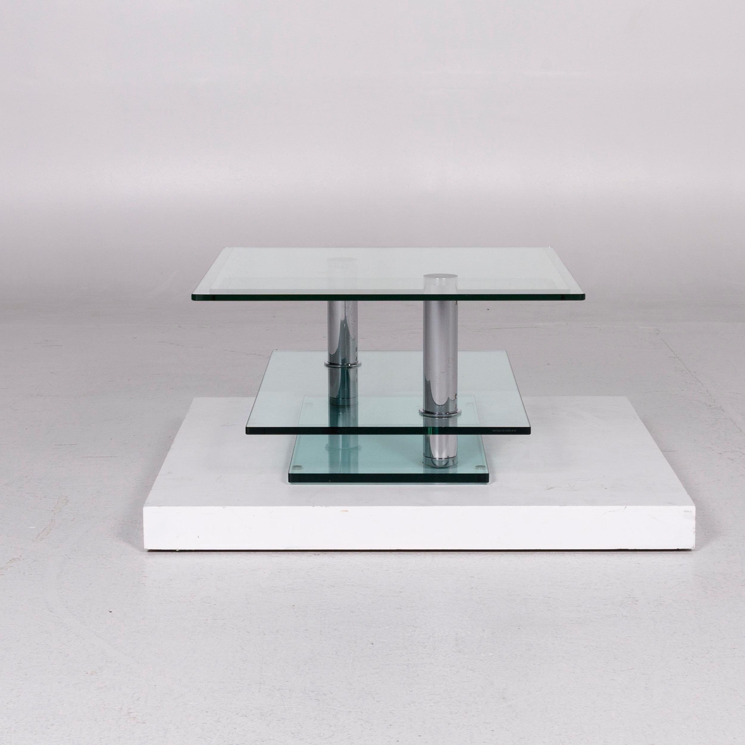 Ronald Schmitt K500 Glass Coffee Table Function For Sale 4