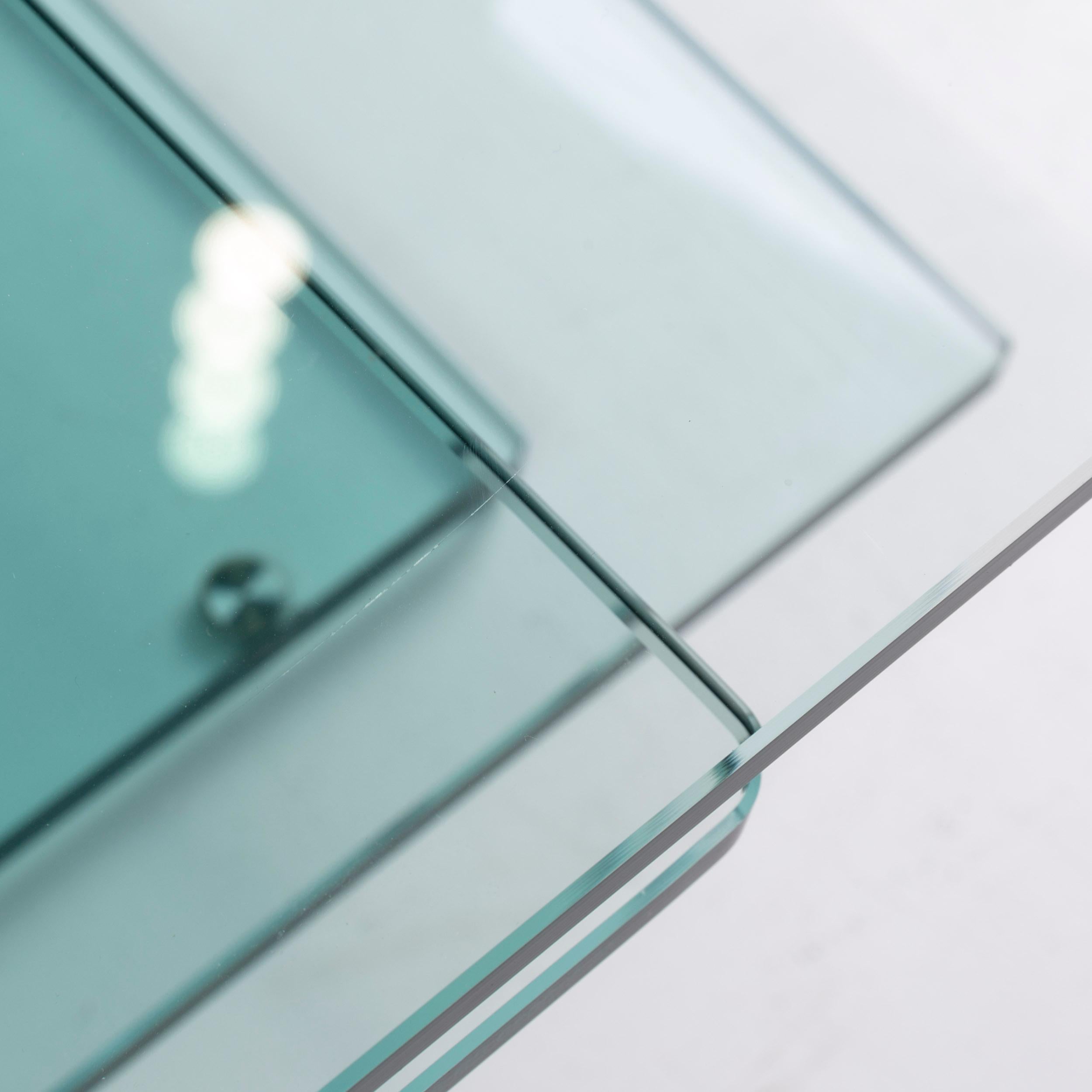 Contemporary Ronald Schmitt K500 Glass Coffee Table Function For Sale