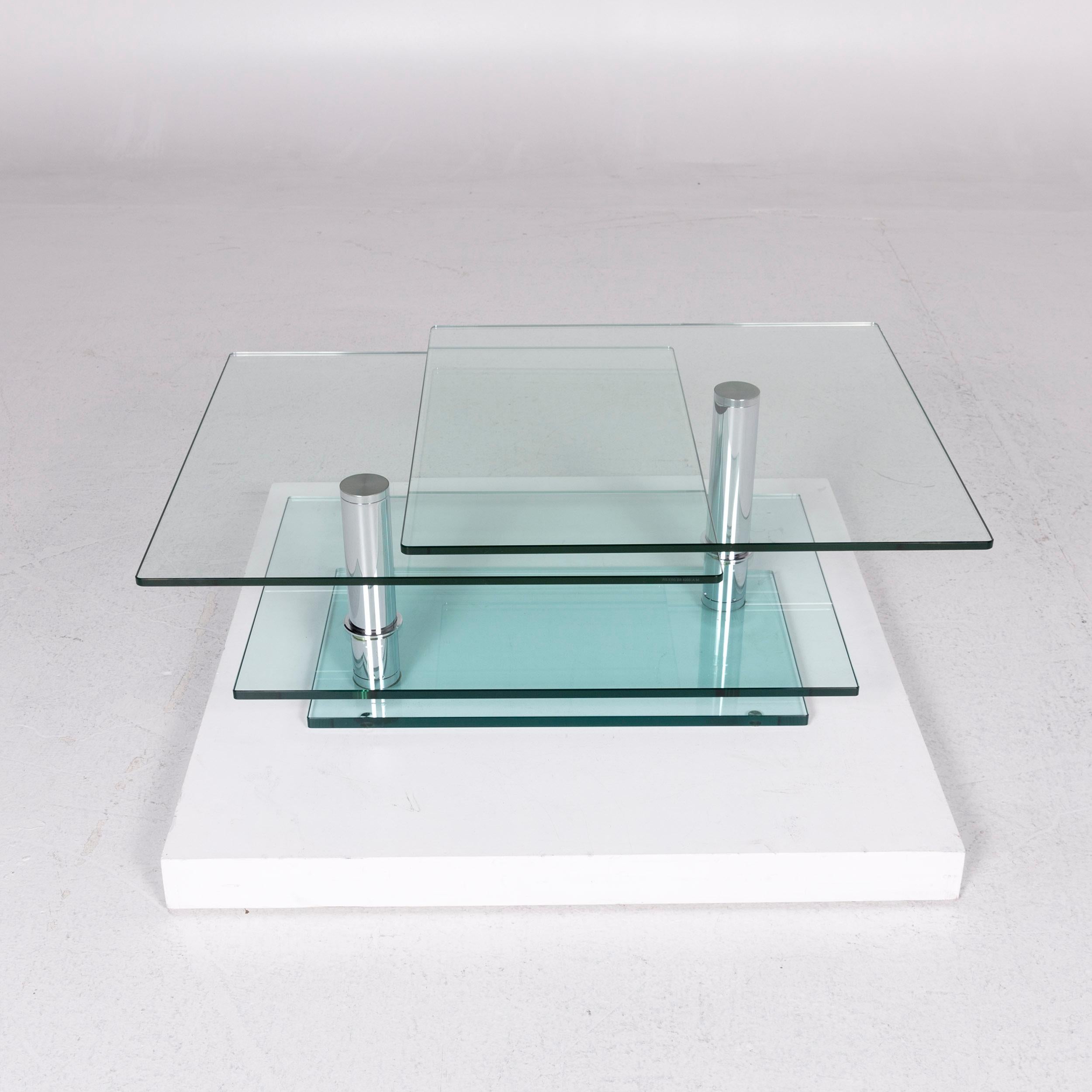 Ronald Schmitt K500 Glass Coffee Table Function For Sale 1