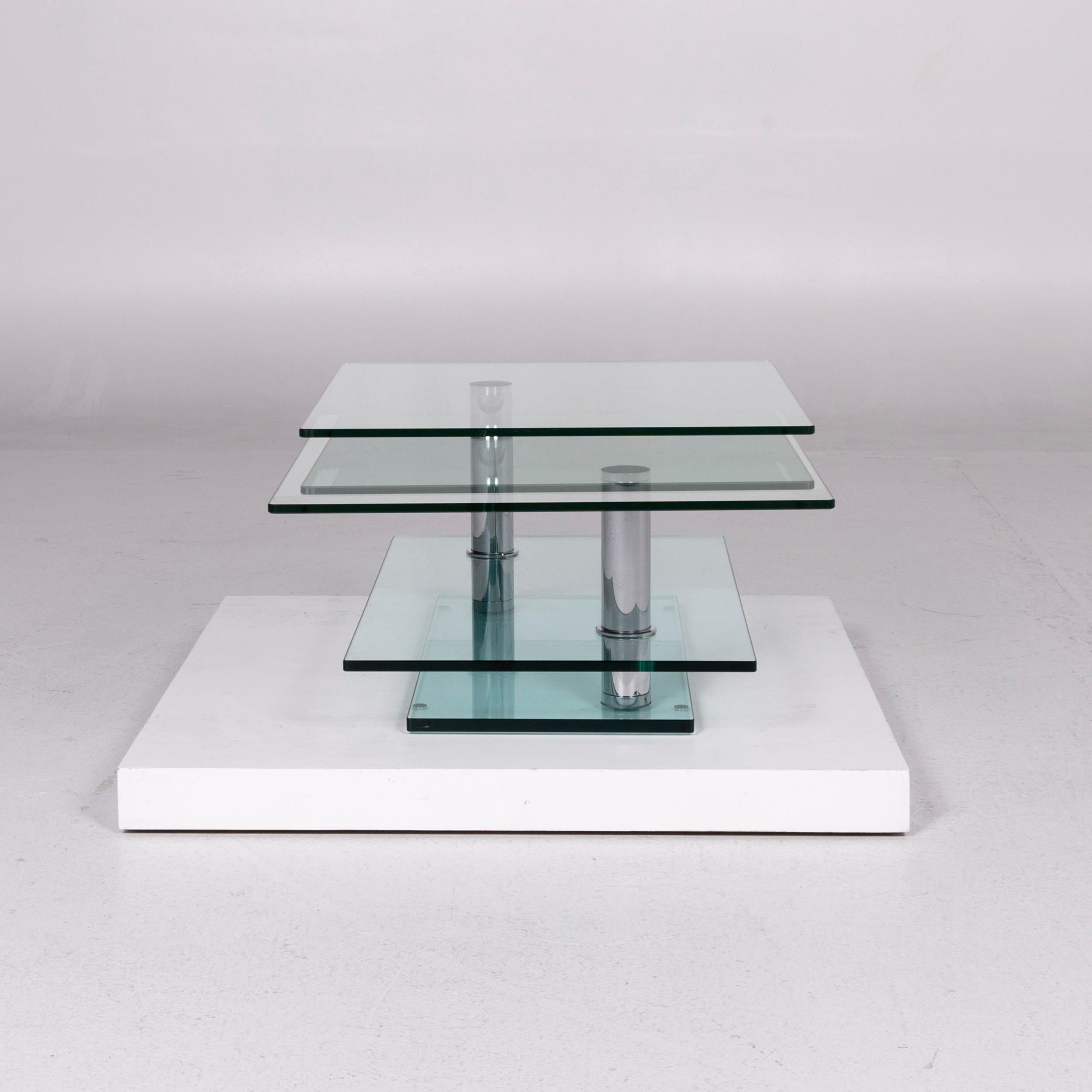 Ronald Schmitt K500 Glass Coffee Table Function For Sale 2