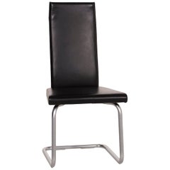 Ronald Schmitt Leather Chair Black