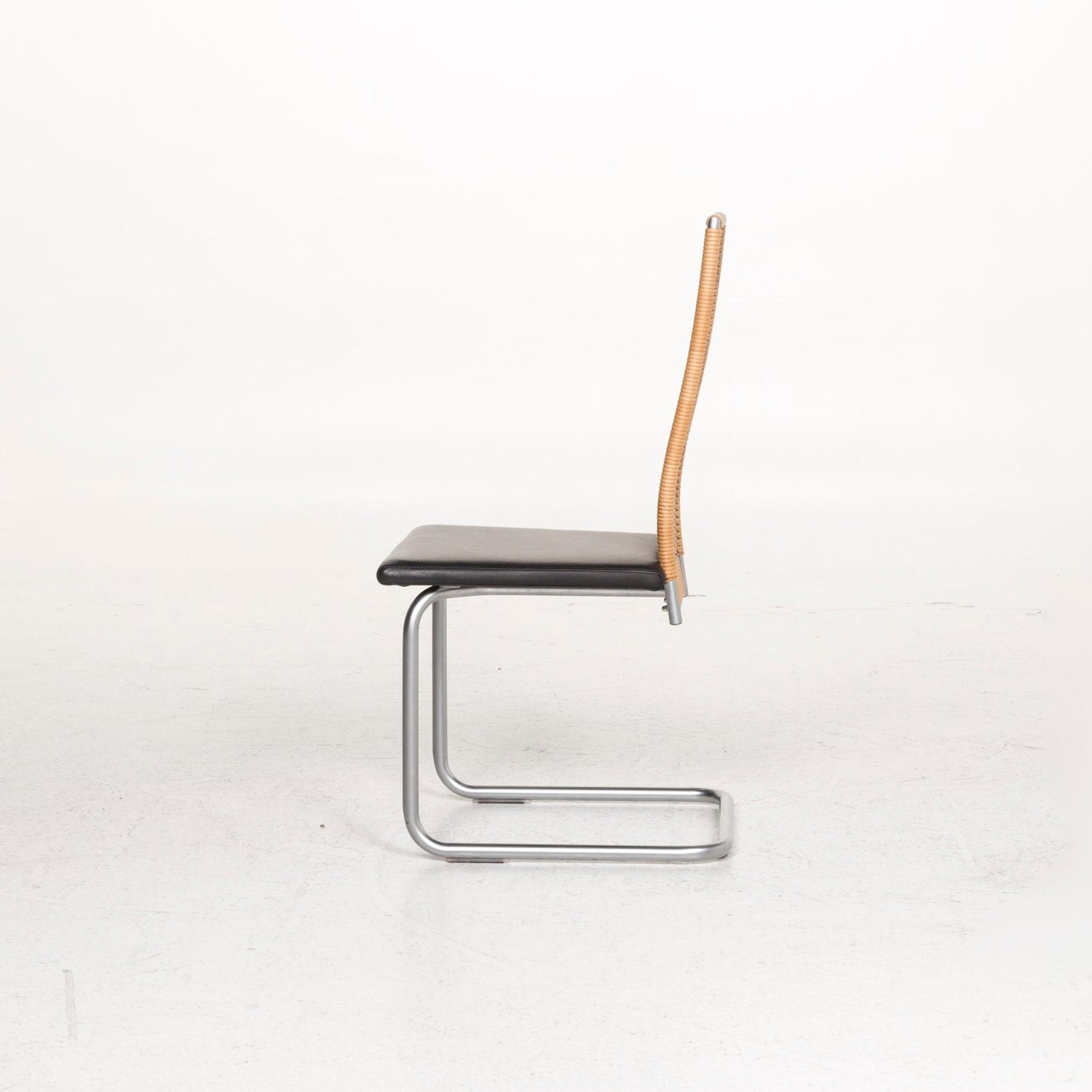 Ronald Schmitt Rst 19 Leather Chair Black Dining Chair Armchair For Sale At 1stdibs