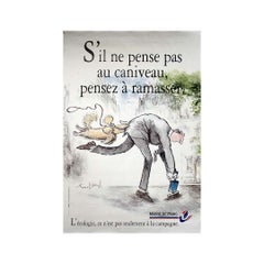 This delightful and cheeky circa 1985 original poster by renowned British illust