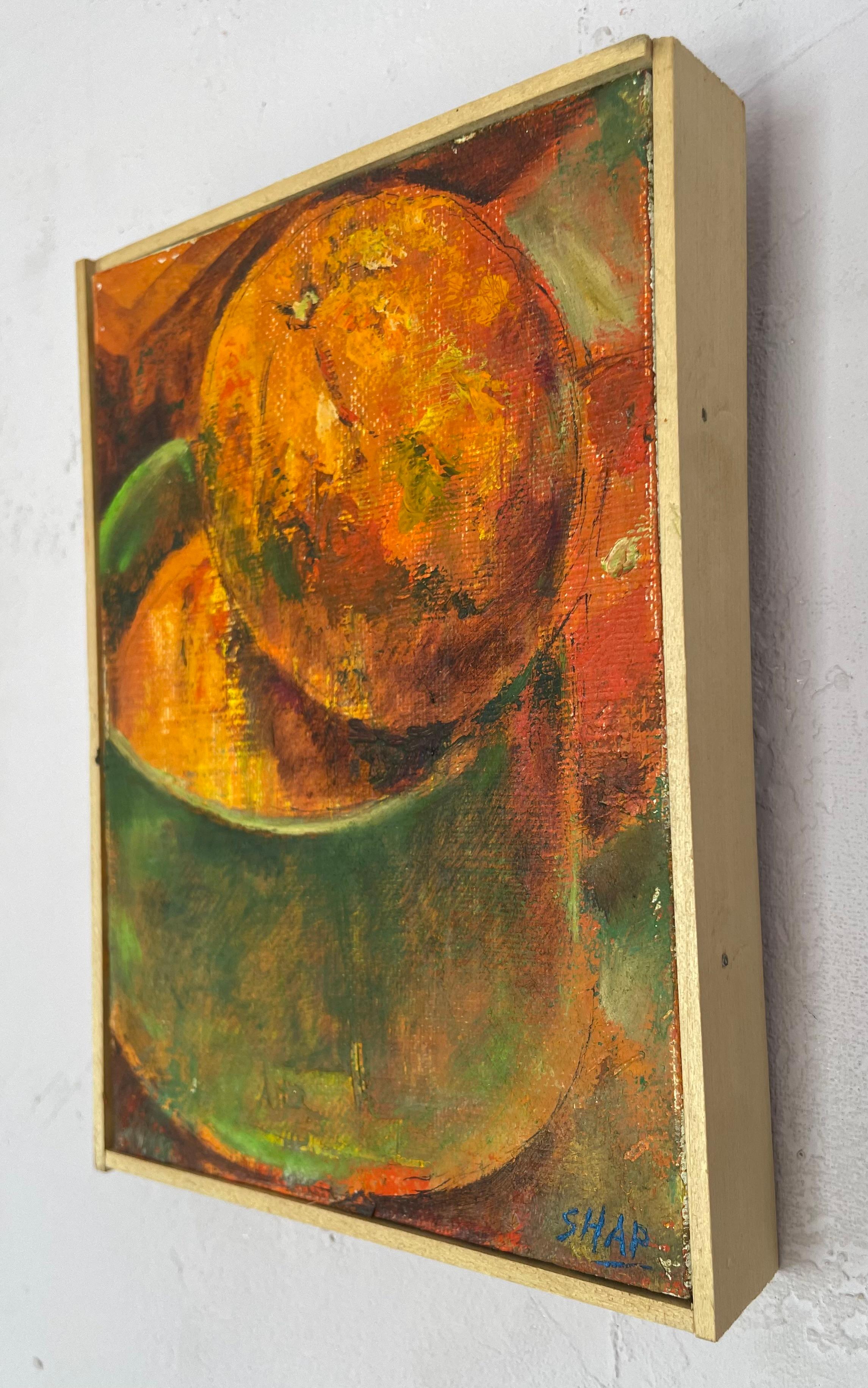 Melon and Bowl - Painting by Ronald Shap