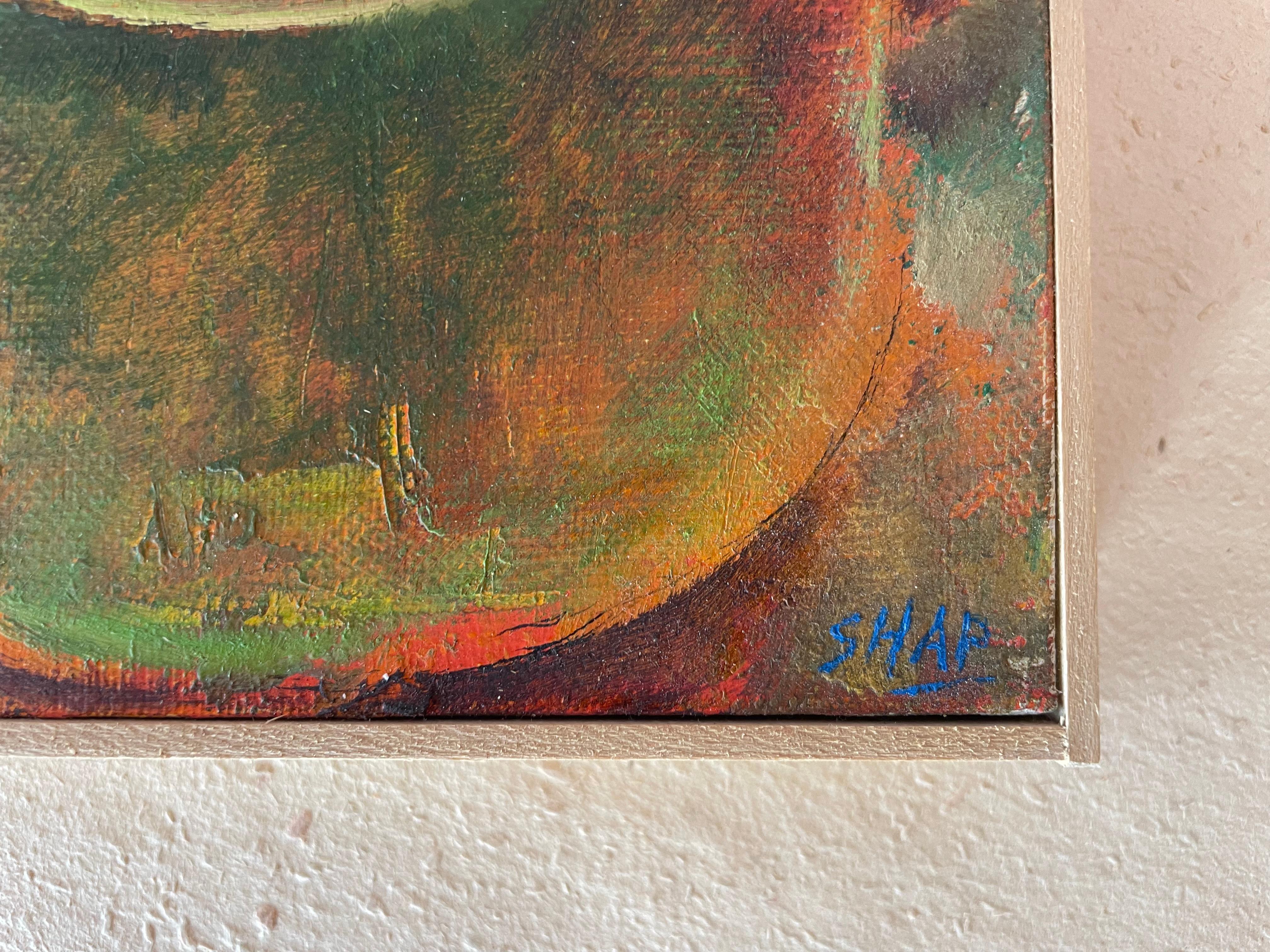 Melone und Schale (Impressionismus), Painting, von Ronald Shap