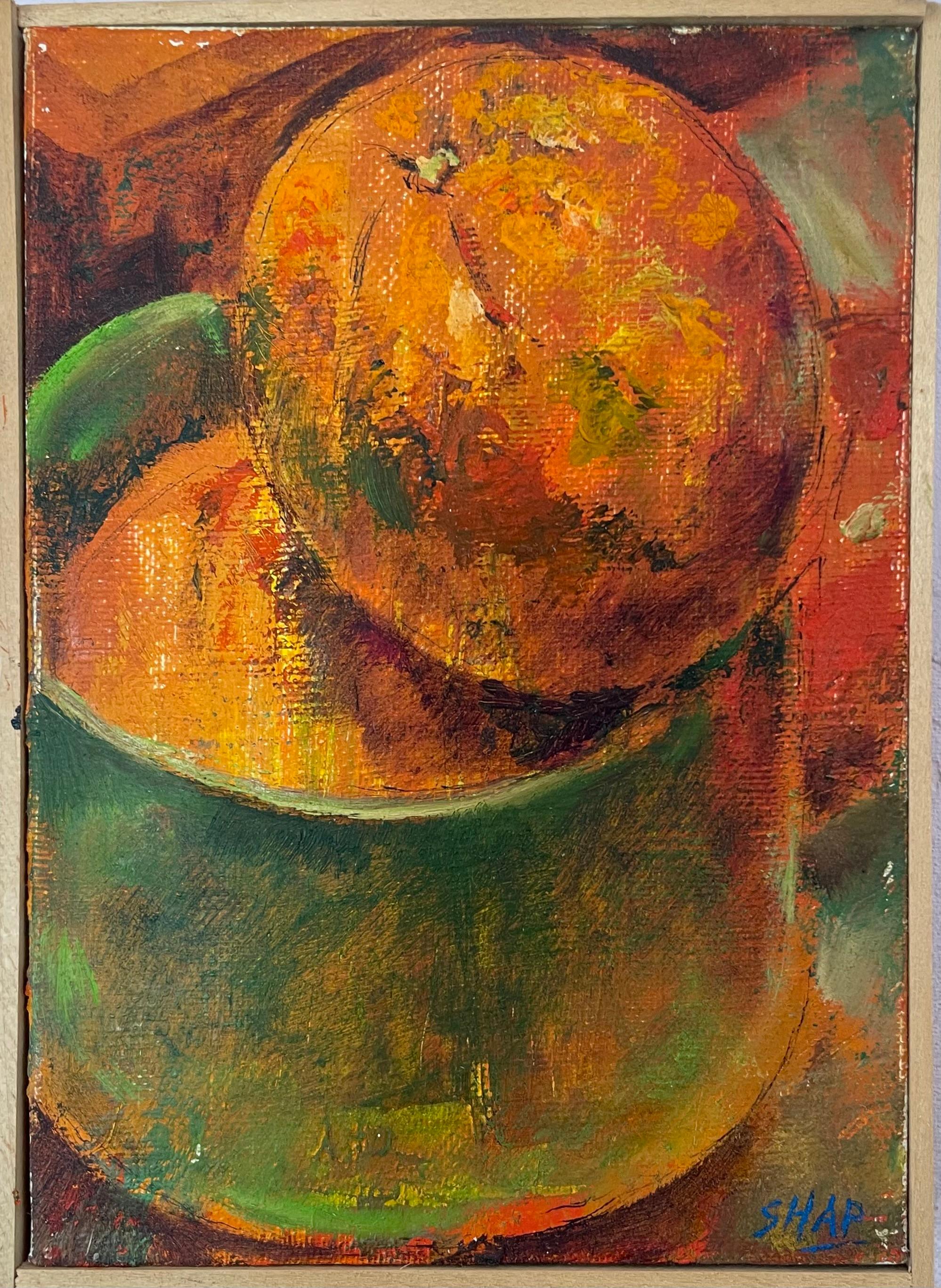 Ronald Shap Still-Life Painting – Melone und Schale