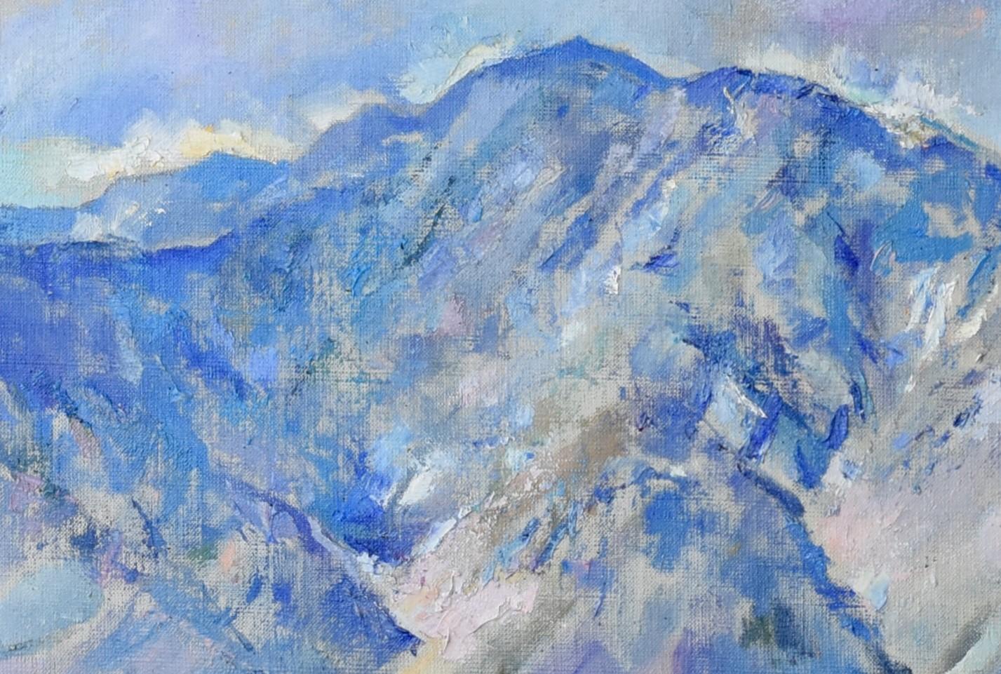 San-Gabriel-Berge (Impressionismus), Painting, von Ronald Shap