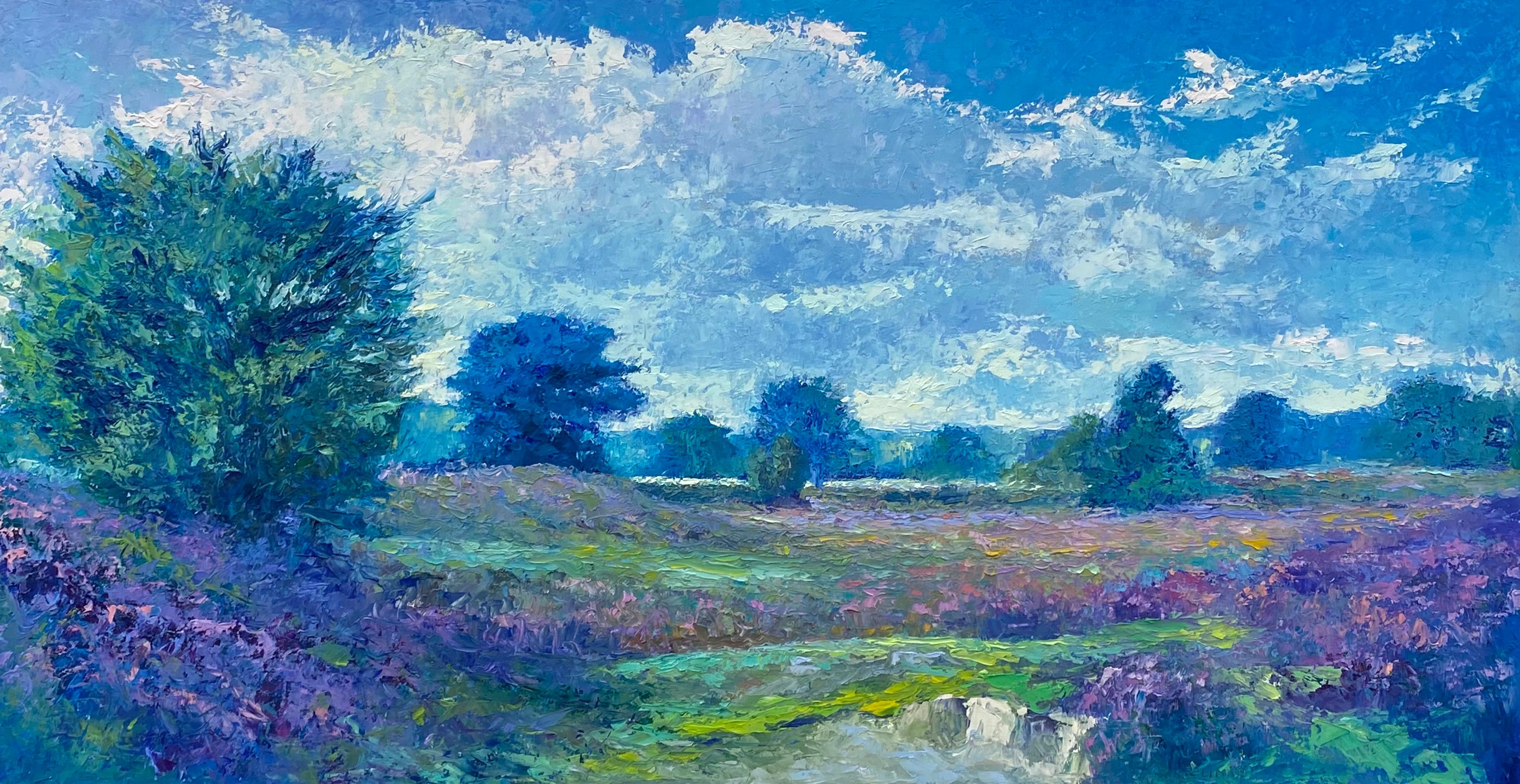 Sunny Day - 21st Century Contemporary Impressionistic Dutch Landscape Painting