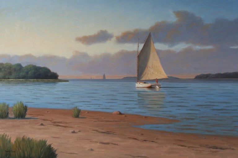 Ronald Tinney Saturday Sail Cape Cod Modern Impressionist