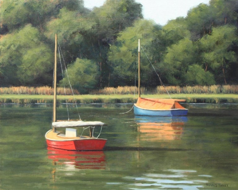 Ronald Tinney Summer Colors Cape Cod Sailboat Modern
