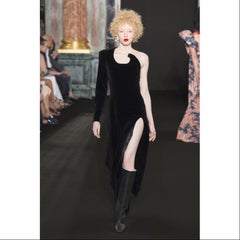 Ronald van der Kemp Demi Couture Fall 2018 Sculptural Black Dress