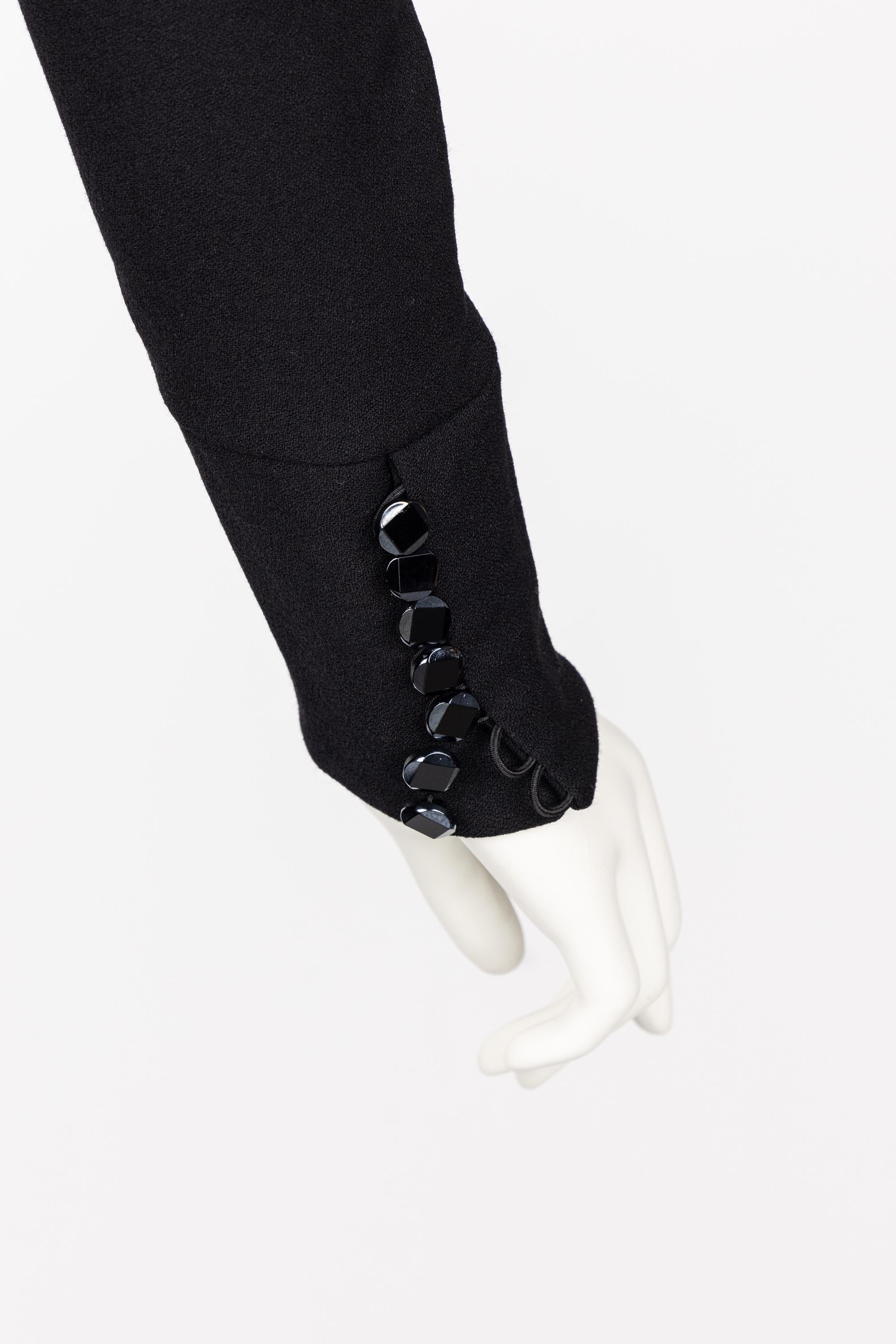 Ronald van der Kemp Demi Couture Fall 2018 Sculptural Black Dress  For Sale 4