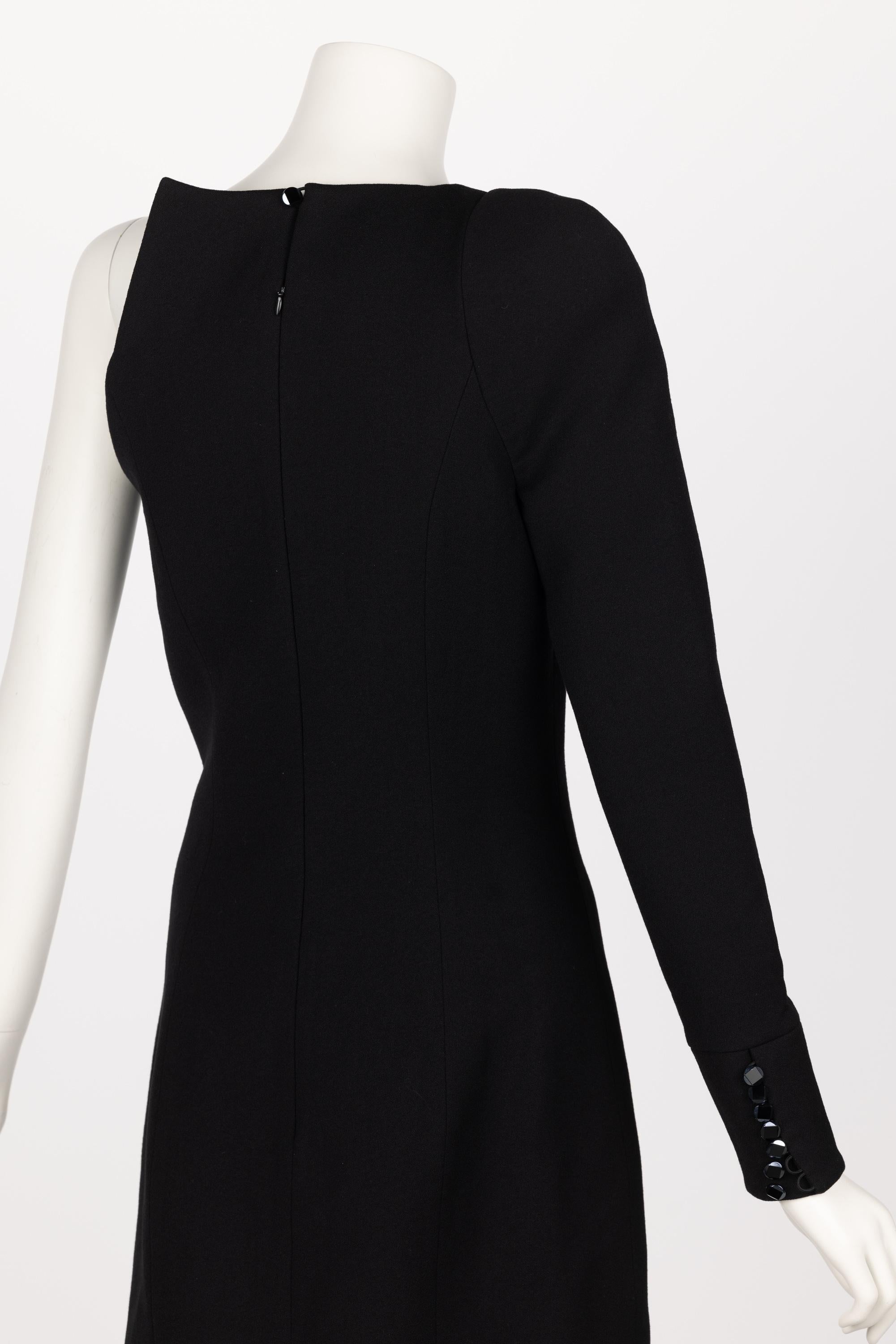 Ronald van der Kemp Demi Couture Fall 2018 Robe noire sculpturale en vente 4