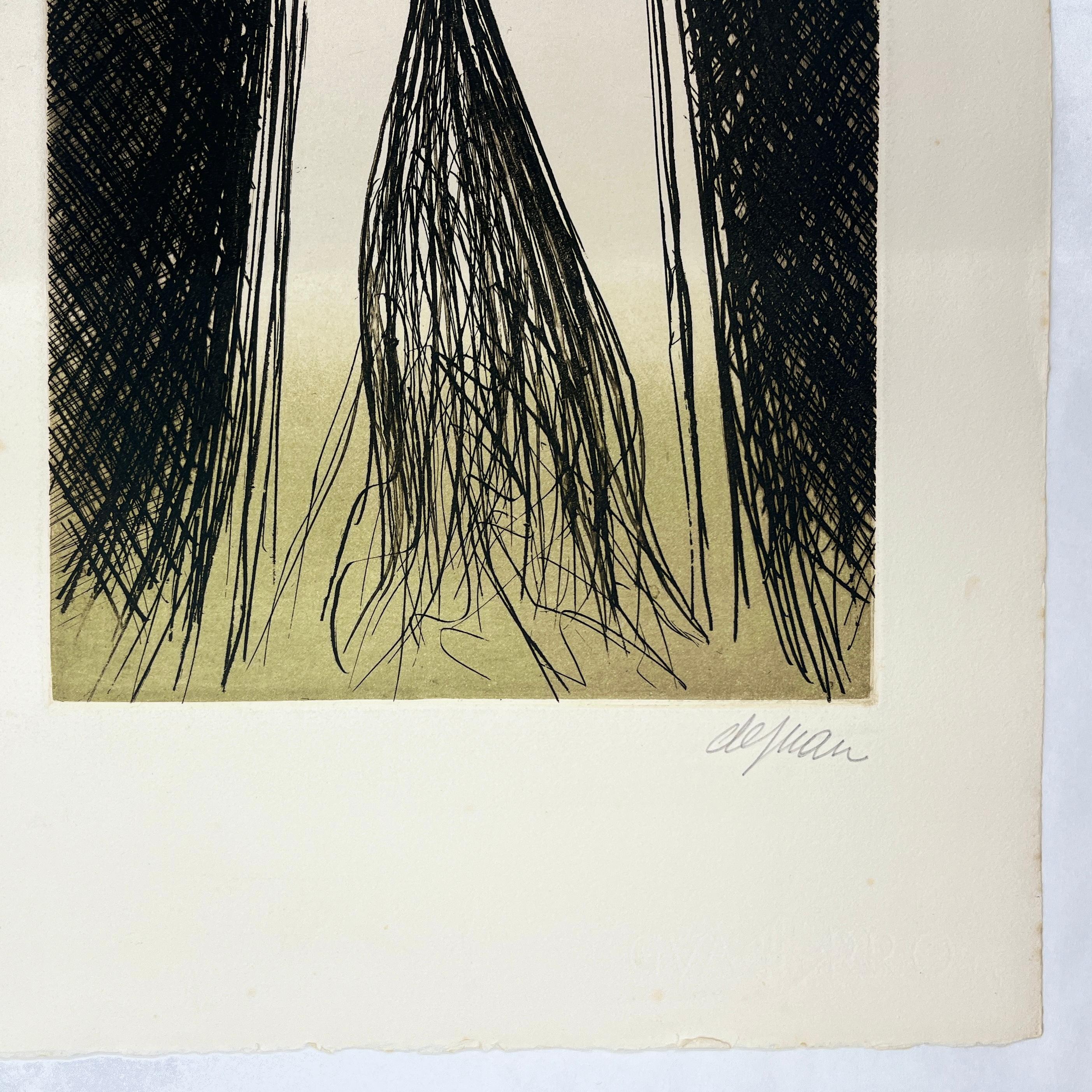 Gravure originale argentinienne signée à la main en édition limitée n7 - Contemporain Print par Ronaldo De Juan