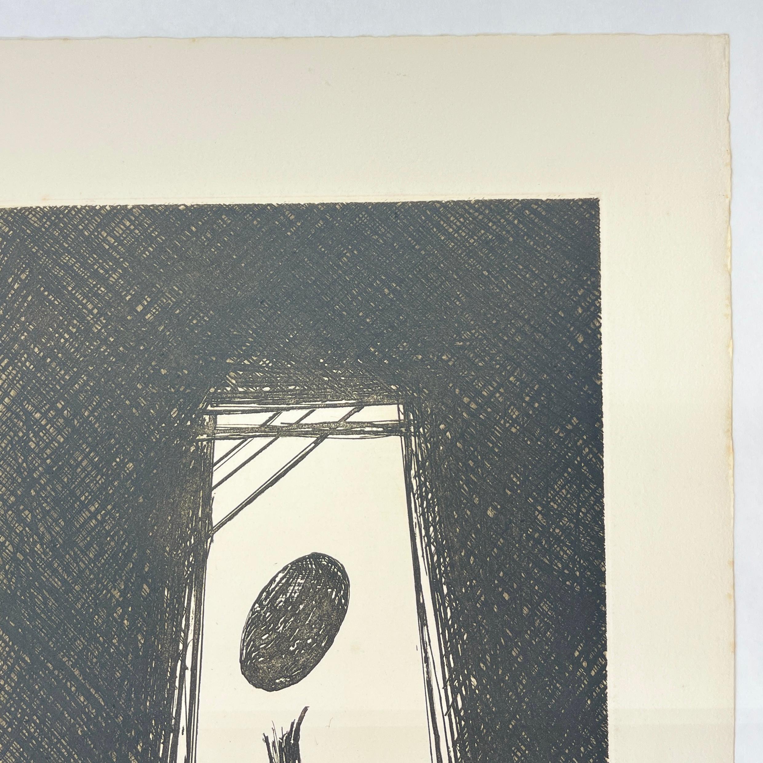 Gravure originale argentinienne signée à la main en édition limitée n7 en vente 2
