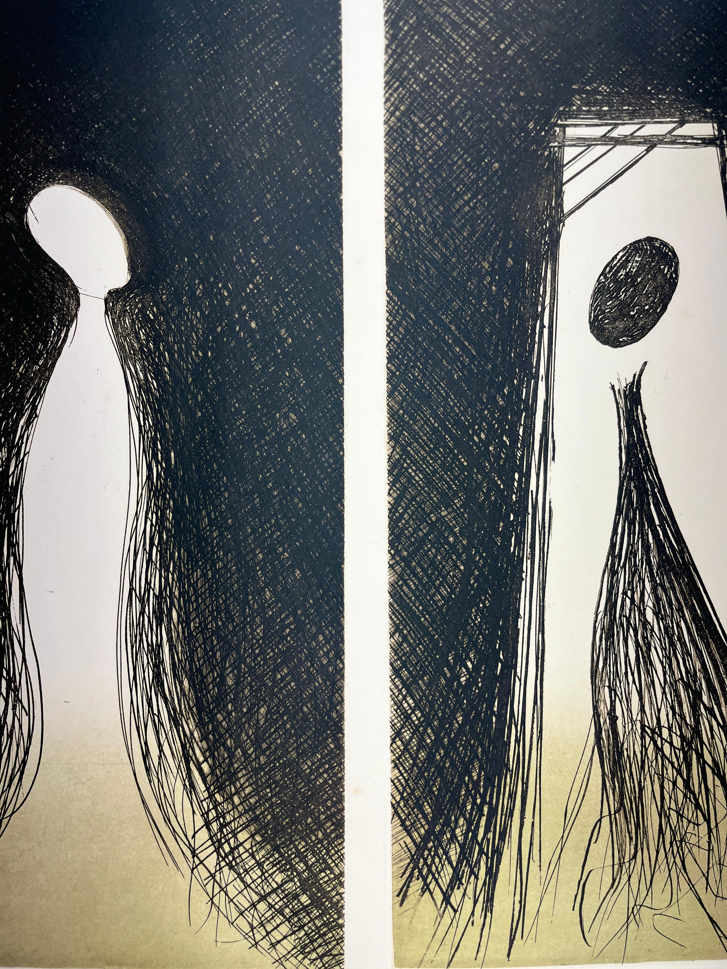 Gravure originale argentinienne signée à la main en édition limitée n7 en vente 3