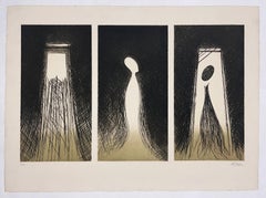 Prova d'artista Argentino firmato a mano in edizione limitata stampa originale incisione n7