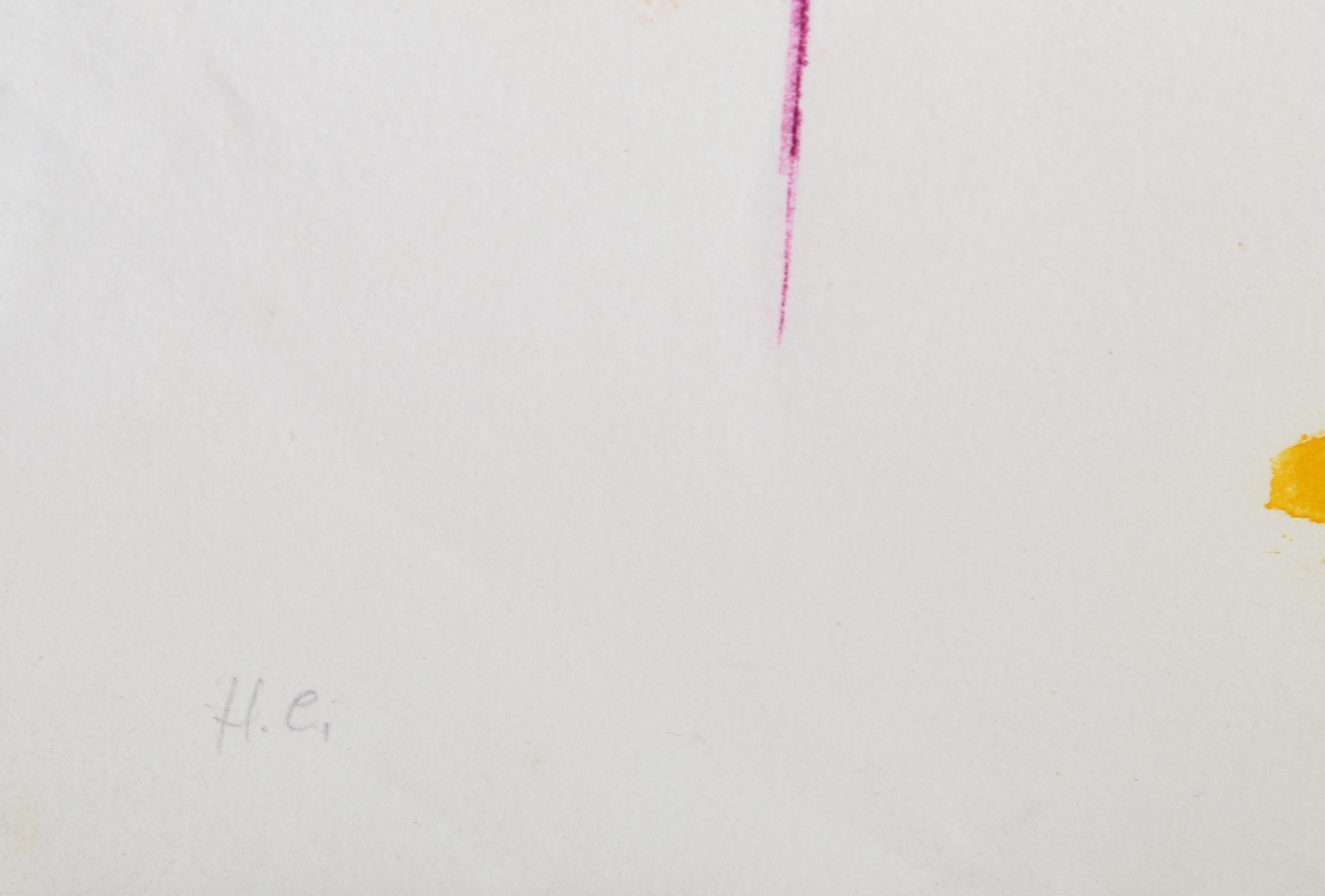 Litografia astratta firmata dall'artista latino-americano Ronaldo De Juan in vendita 2