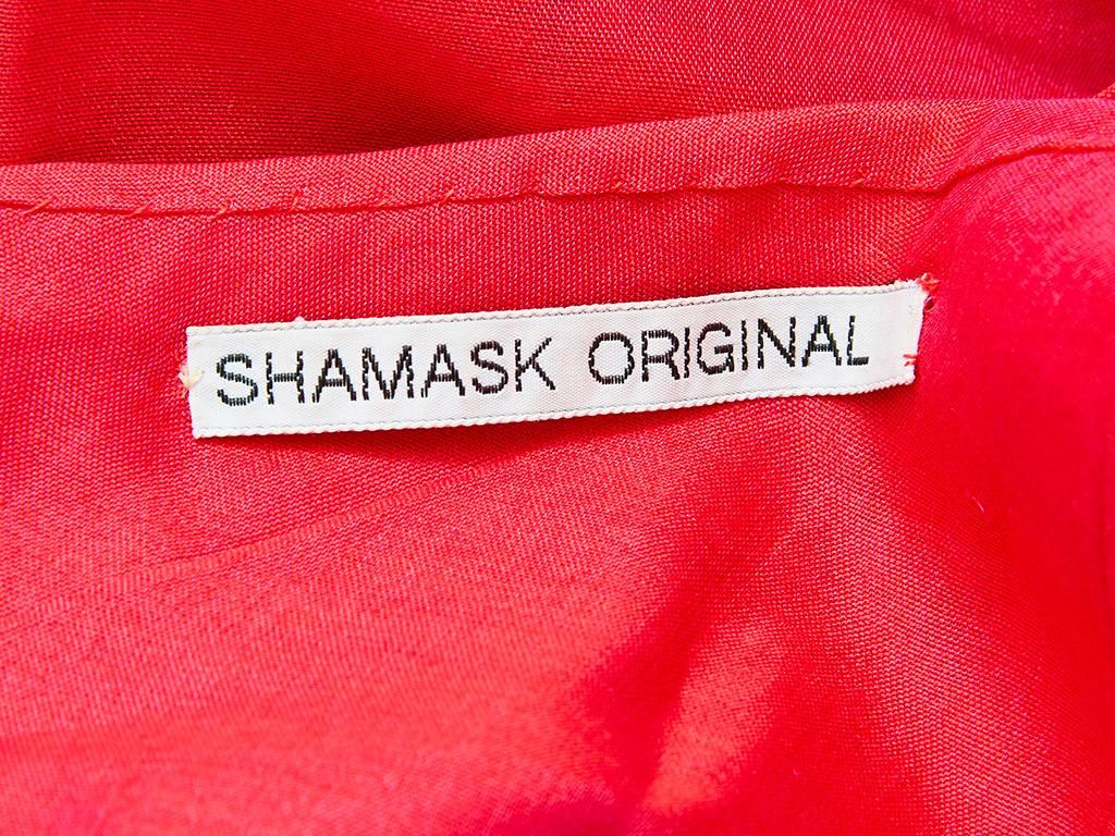 Ronaldus Shamask One Shoulder Dress In Excellent Condition In New York, NY
