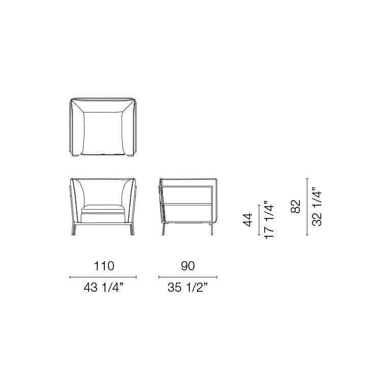 Ronan and Erwan Bouroullec Basket 011 Sessel in Creme Hero für Cappellini (Italienisch) im Angebot